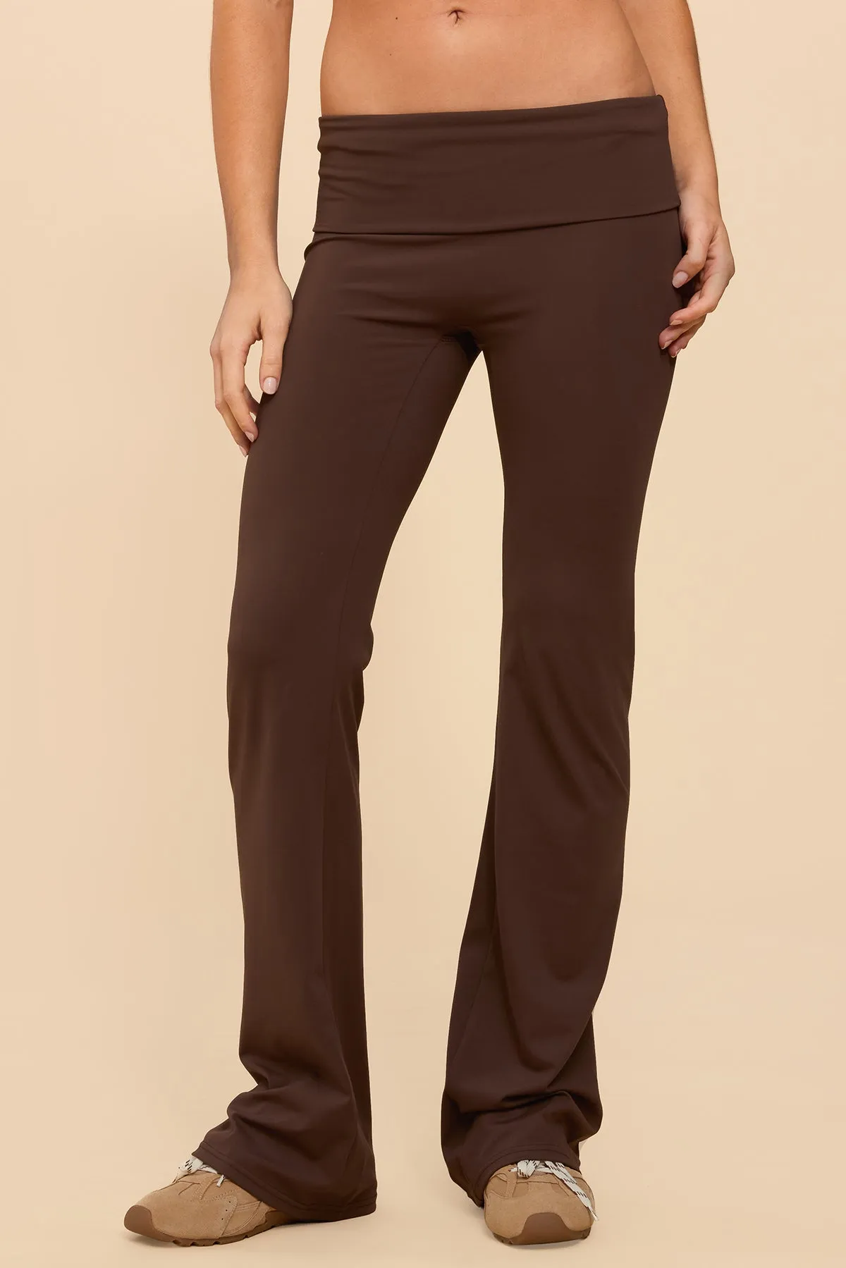 Oriane Foldover Flared Leggings sold by Edikted product image thumbnail 2