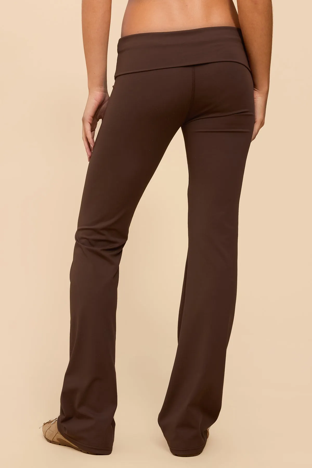 Oriane Foldover Flared Leggings sold by Edikted product image thumbnail 4