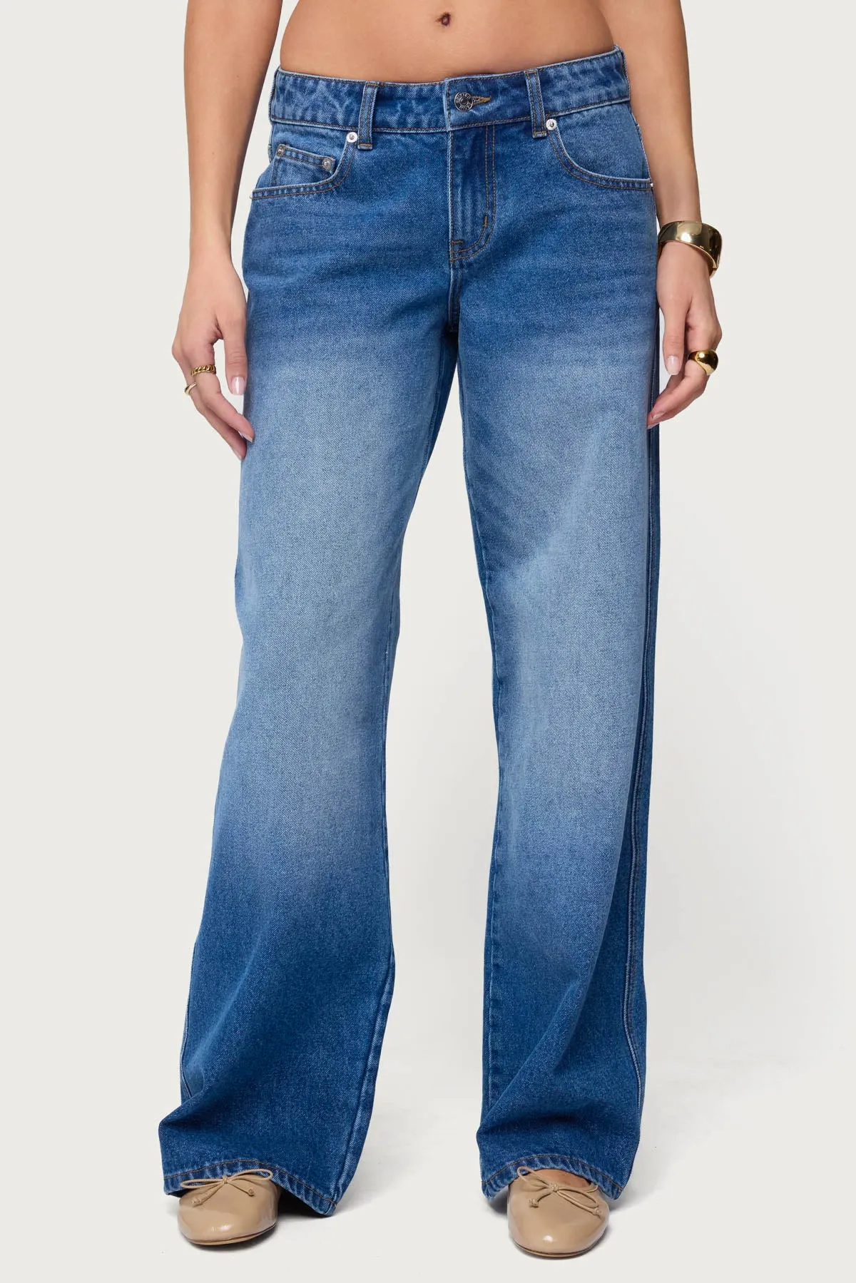 Lauryn Low Rise Baggy Jeans sold by Edikted product image thumbnail 2