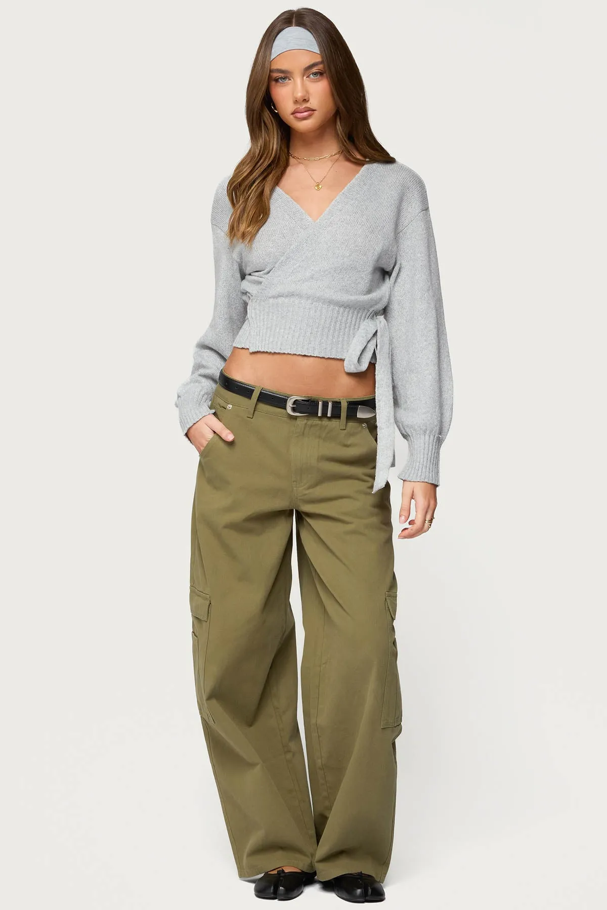 Stella Wrap Knit Cardigan sold by Edikted product image thumbnail 5