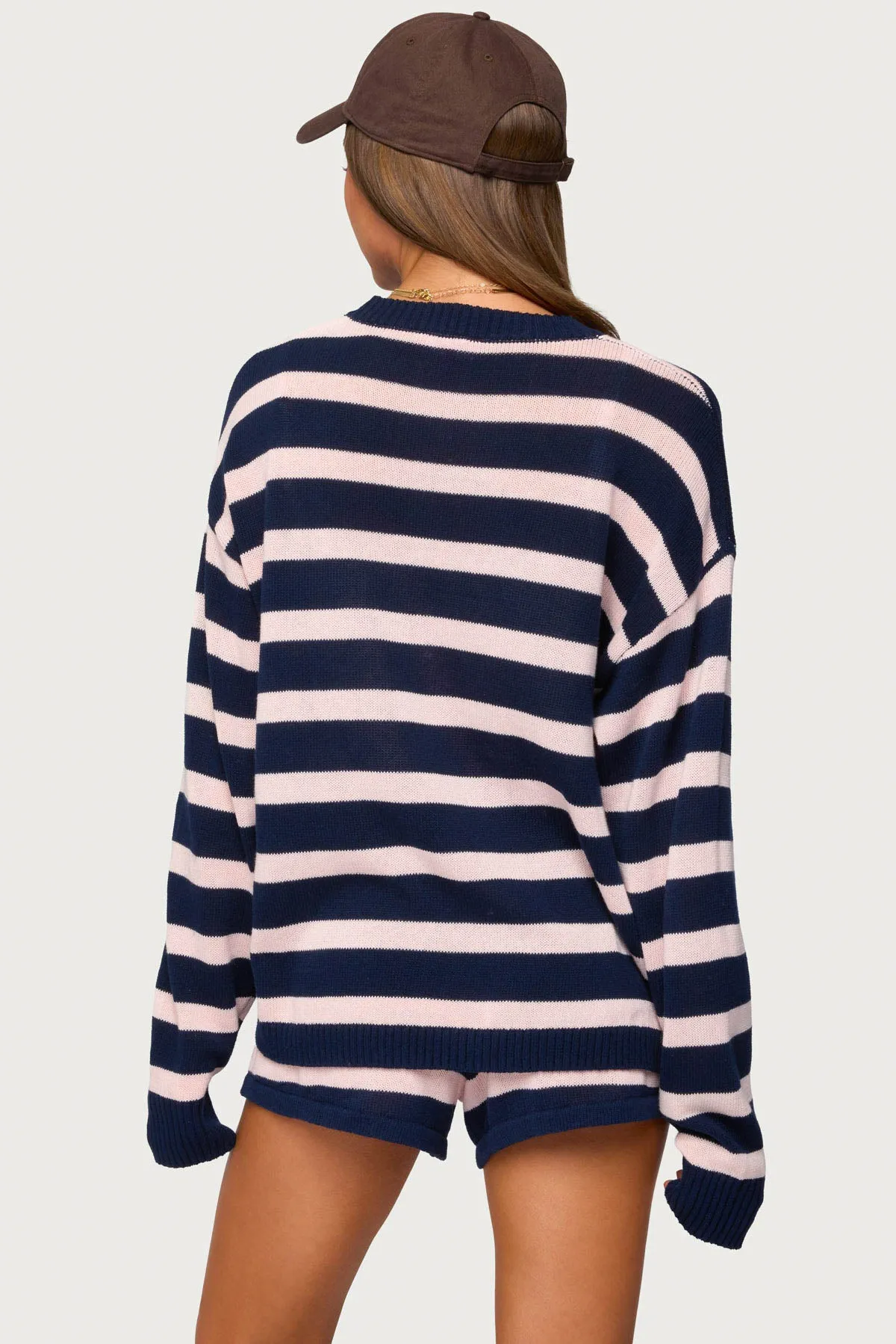 Amaris Oversized Striped Sweater sold by Edikted product image thumbnail 5