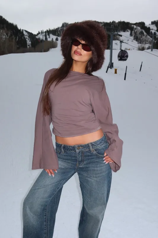 Charlisa Cinched Waist Top sold by Edikted