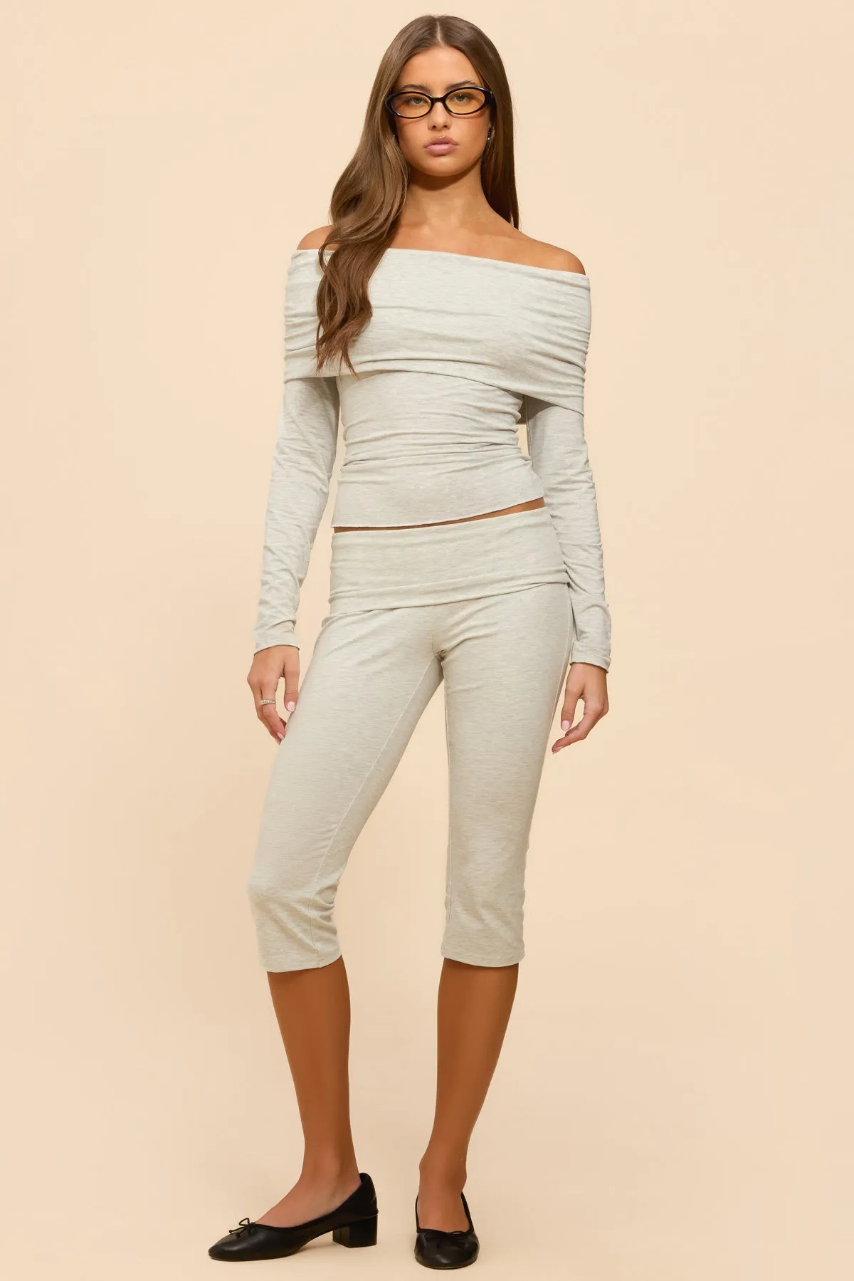 Habiba Foldover Off Shoulder Top sold by Edikted product image thumbnail 5
