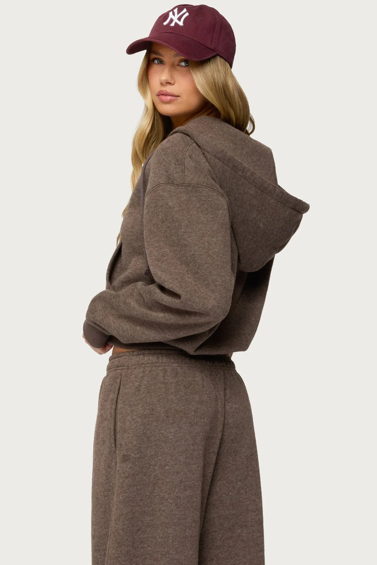 Laulie Zip Up Hoodie sold by Edikted product image thumbnail 5