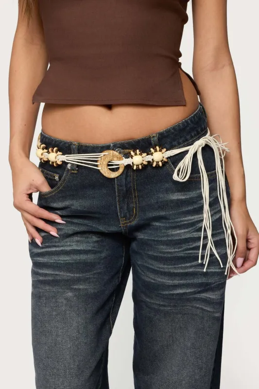 Mixed Bead & Disc Belt made by Edikted