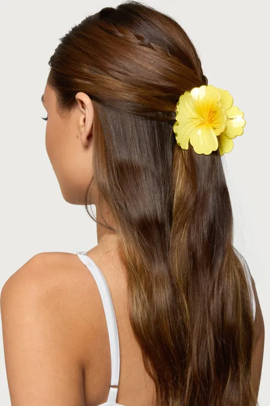 Hibiscus Flower Claw Clip sold by Edikted