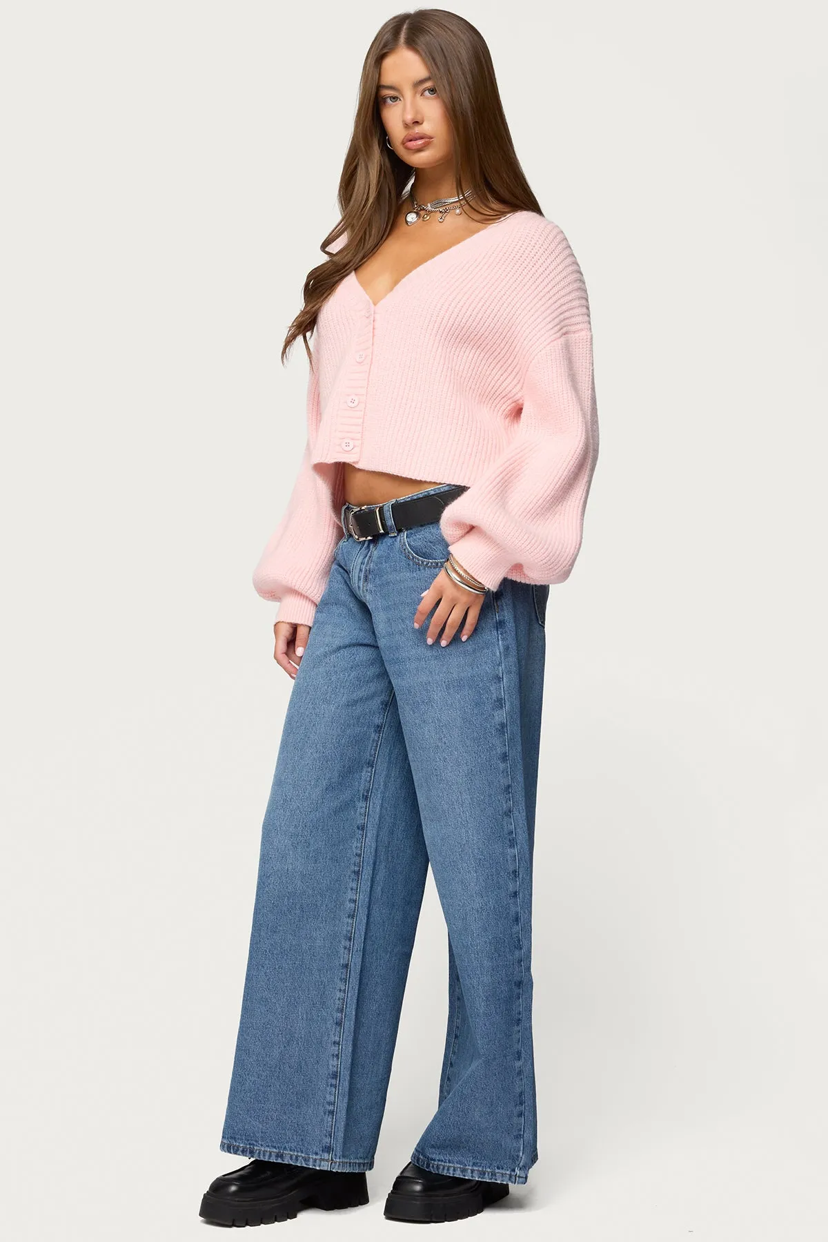 Skye Low Rise Baggy Jeans sold by Edikted product image thumbnail 3