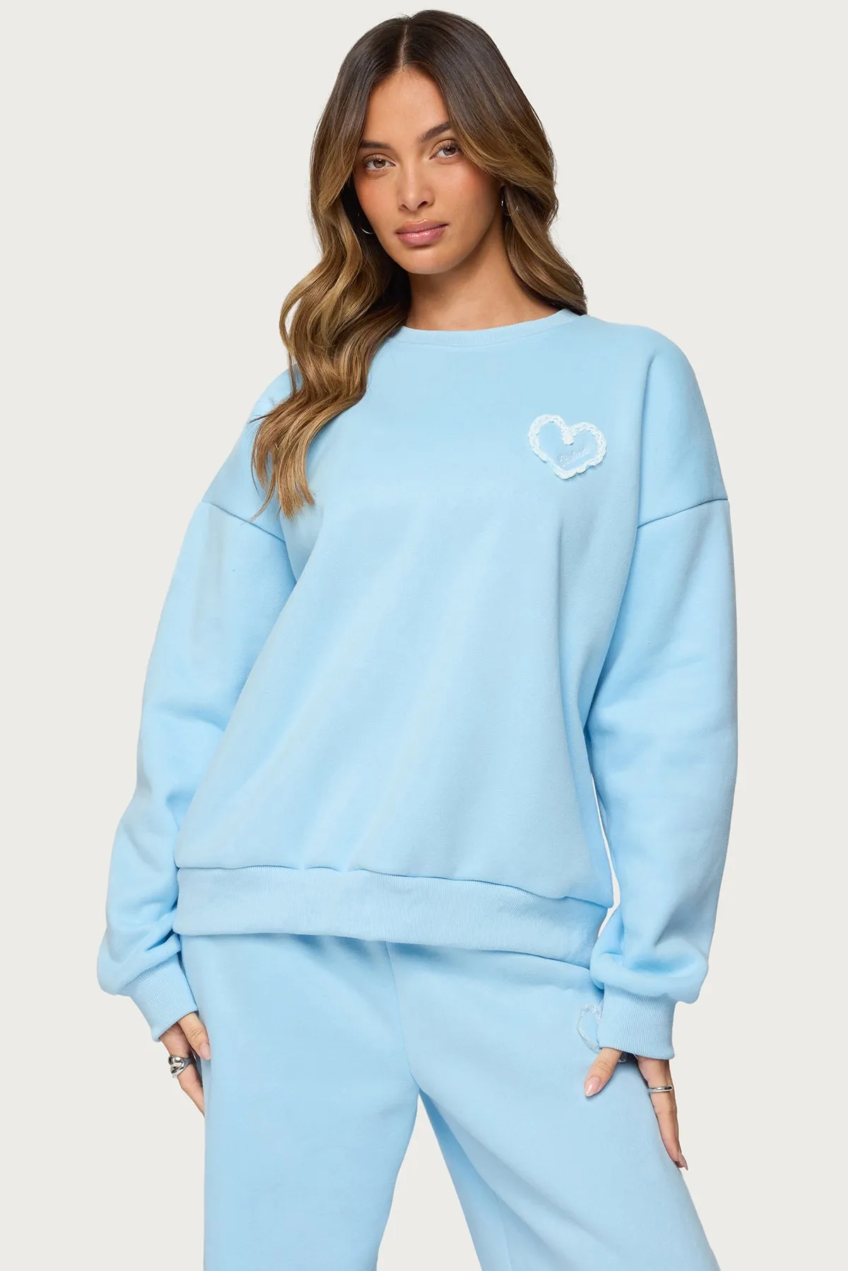 Love Edikted Oversized Sweatshirt sold by Edikted