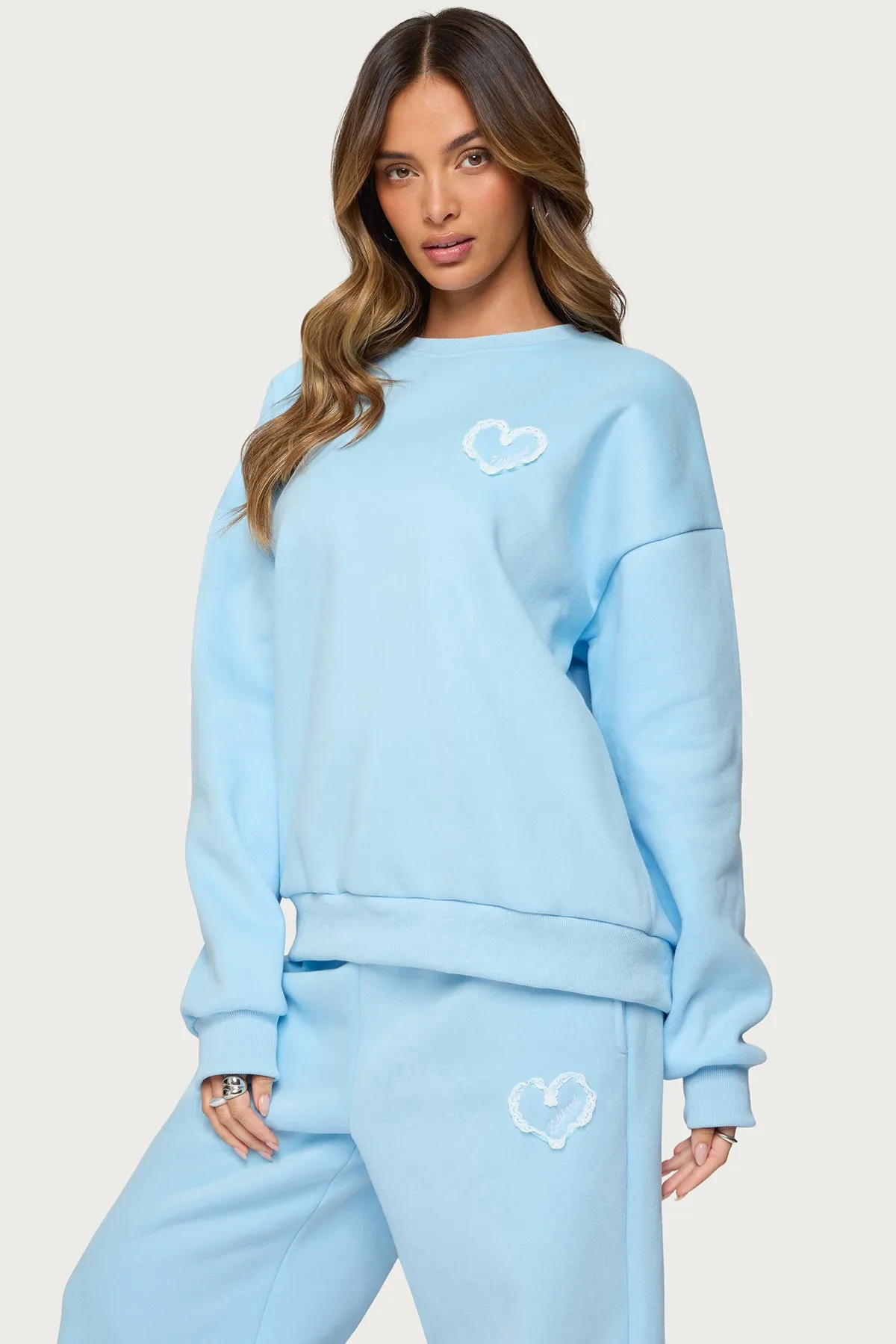 Love Edikted Oversized Sweatshirt sold by Edikted product image thumbnail 4