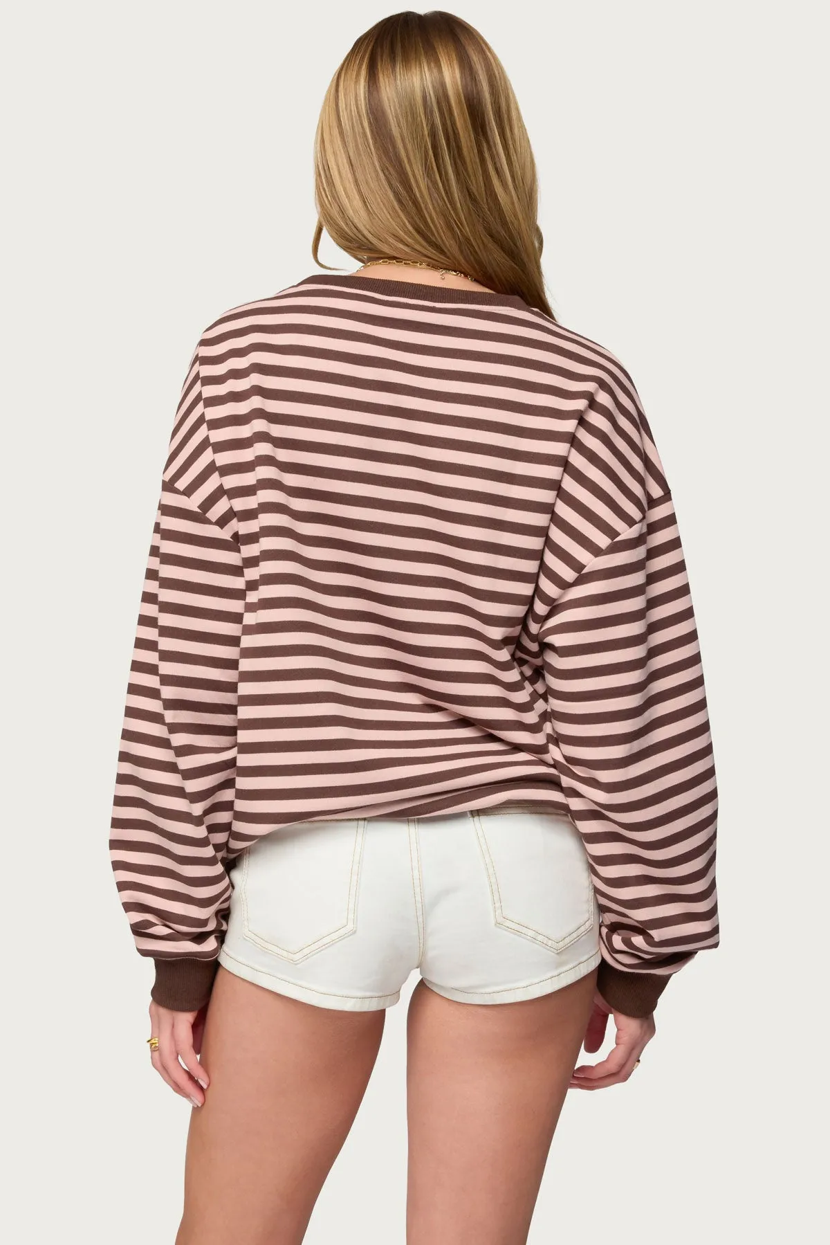 Onda Striped Sweatshirt sold by Edikted product image thumbnail 5