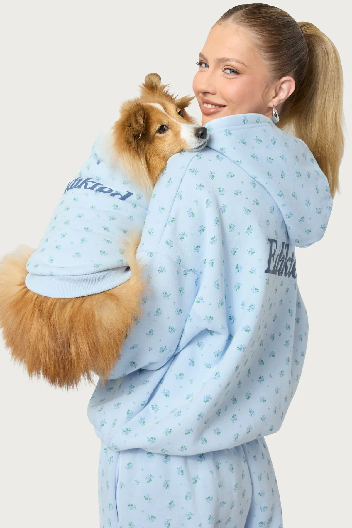 Flower Power Pet Hoodie sold by Edikted