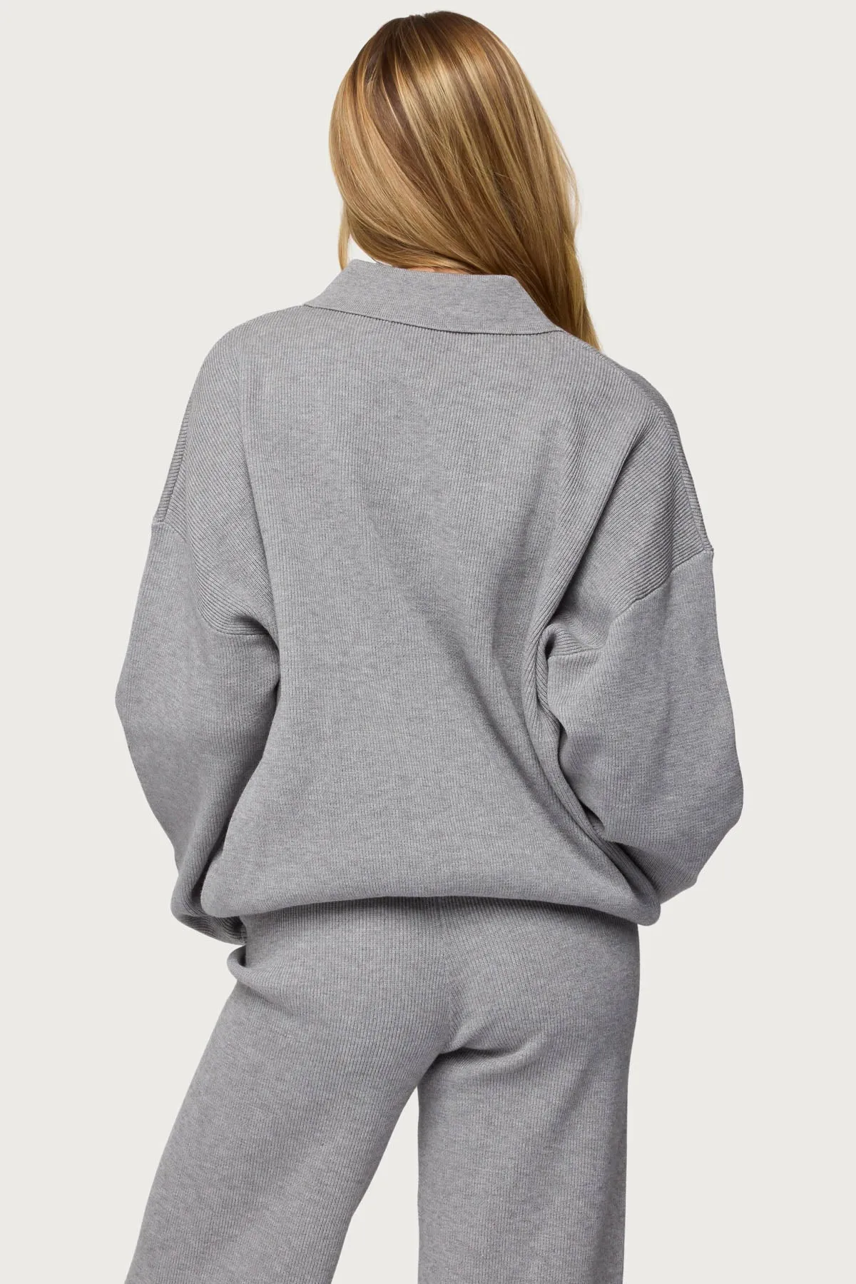 Lorie Oversized Knit Polo Sweater sold by Edikted product image thumbnail 5