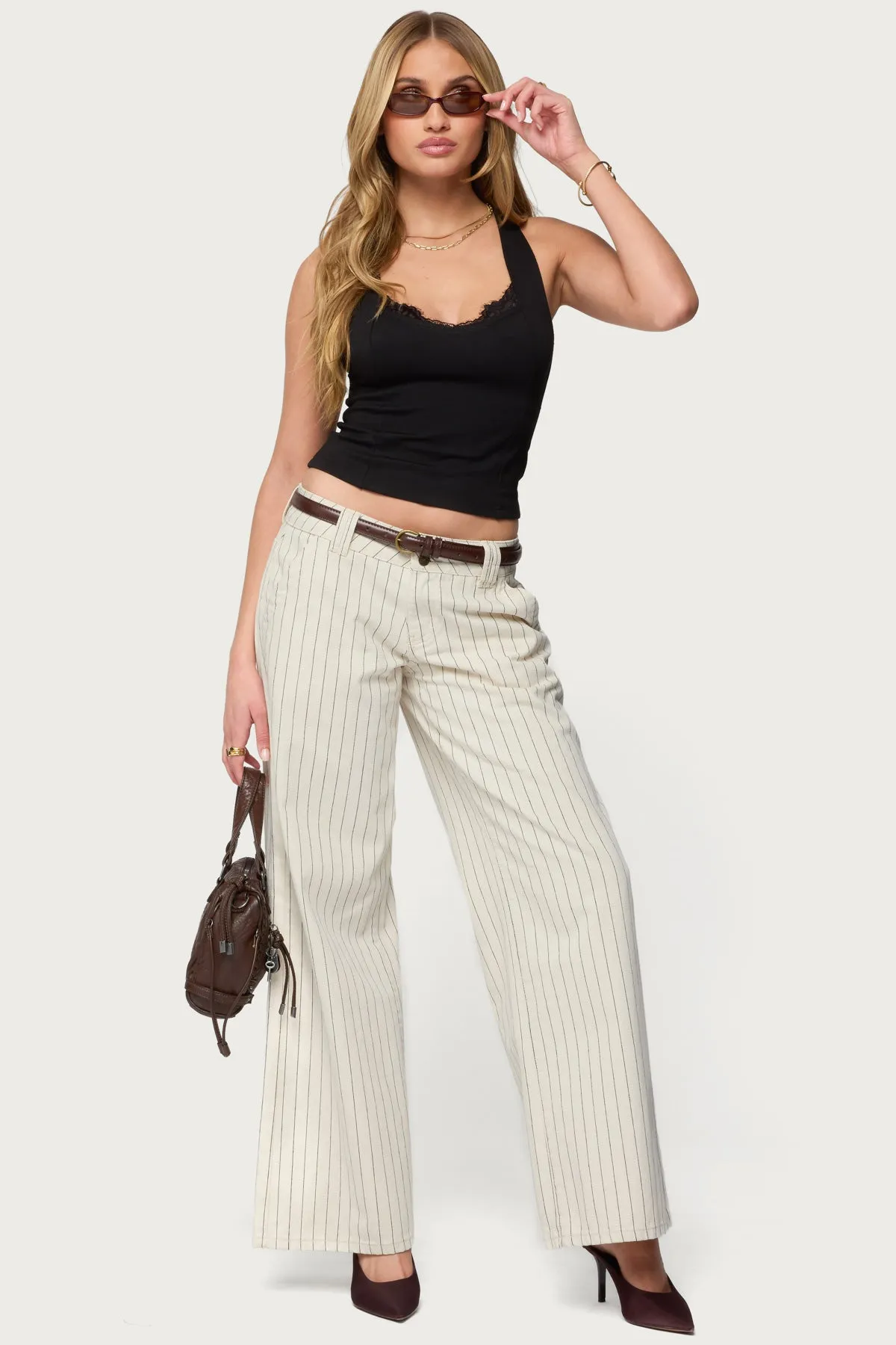 Ranata Lacey Scoop Neck Top sold by Edikted product image thumbnail 5