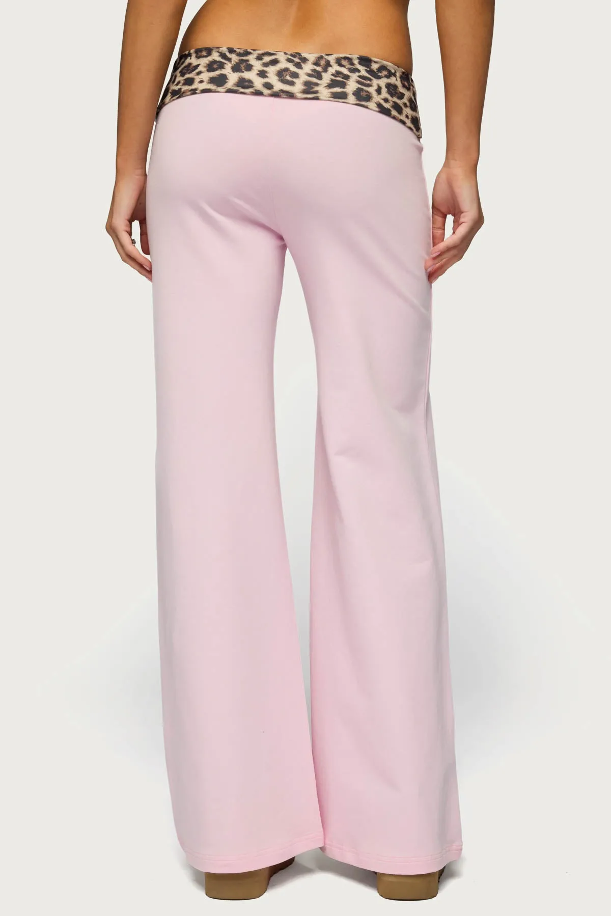 Leopard Foldover Pants sold by Edikted product image thumbnail 5