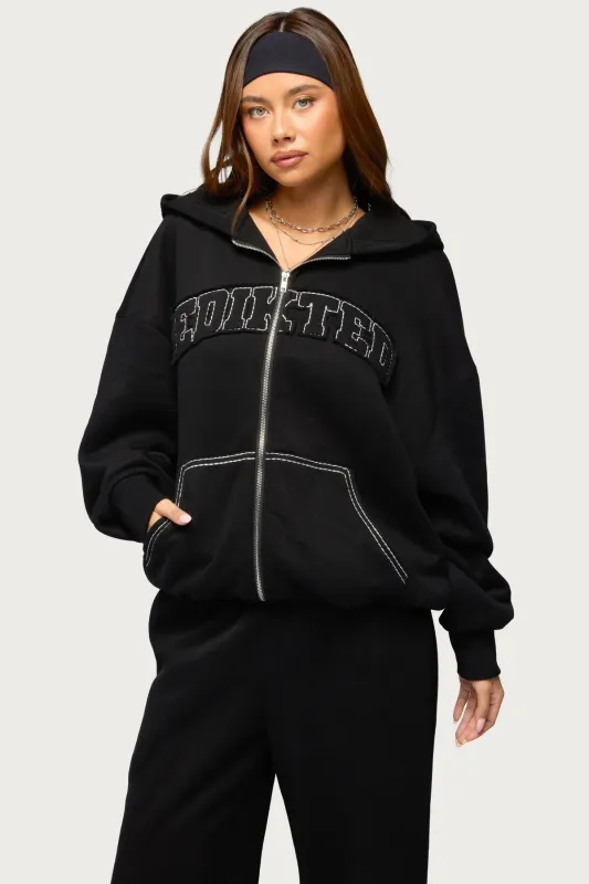 Forever Edikted Oversized Hoodie sold by Edikted