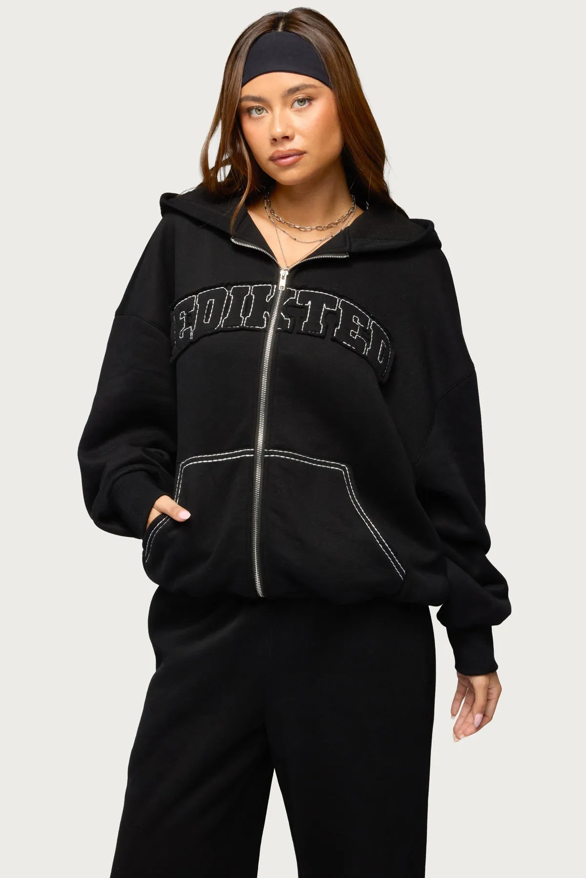 Forever Edikted Oversized Hoodie sold by Edikted