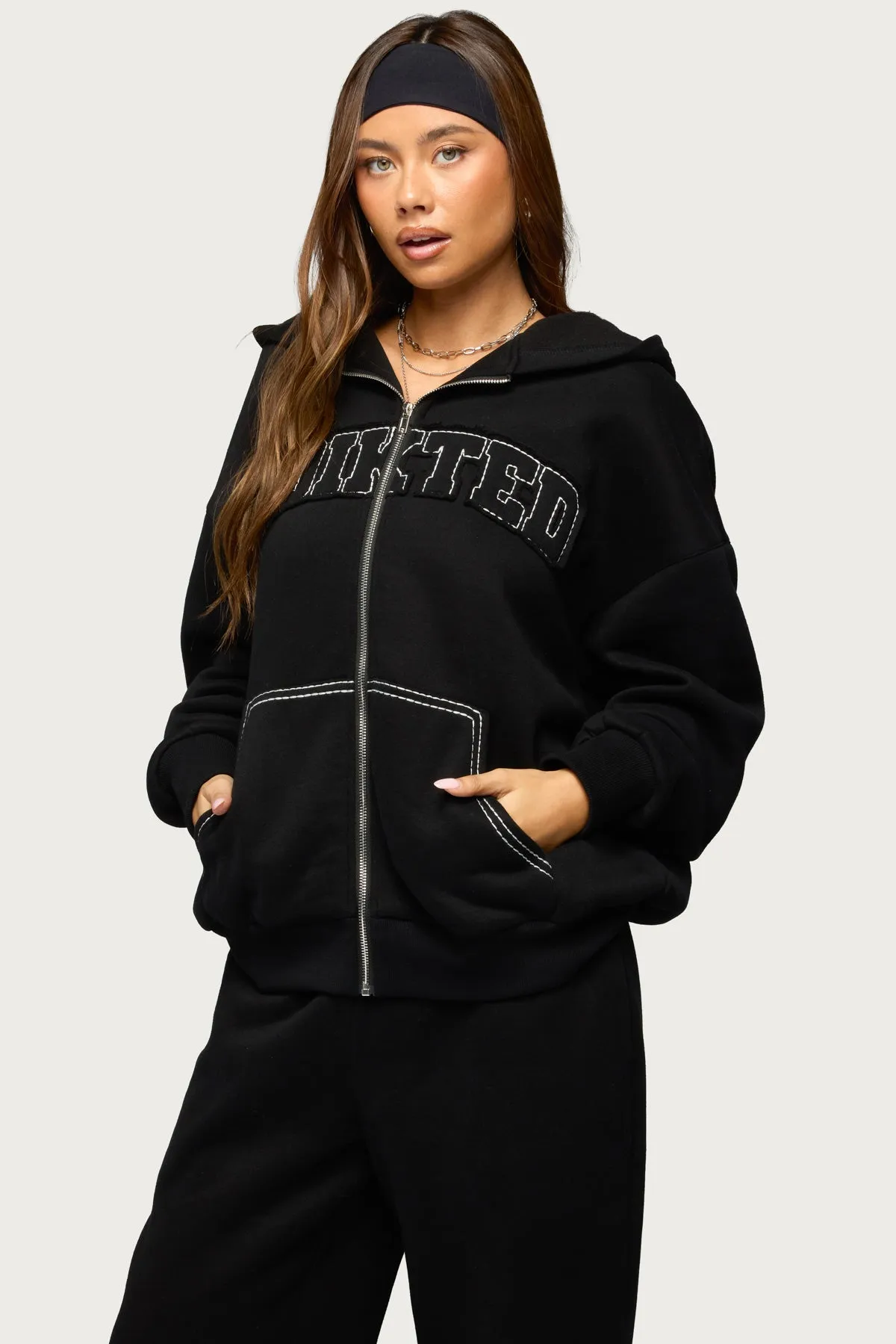 Forever Edikted Oversized Hoodie sold by Edikted product image thumbnail 3