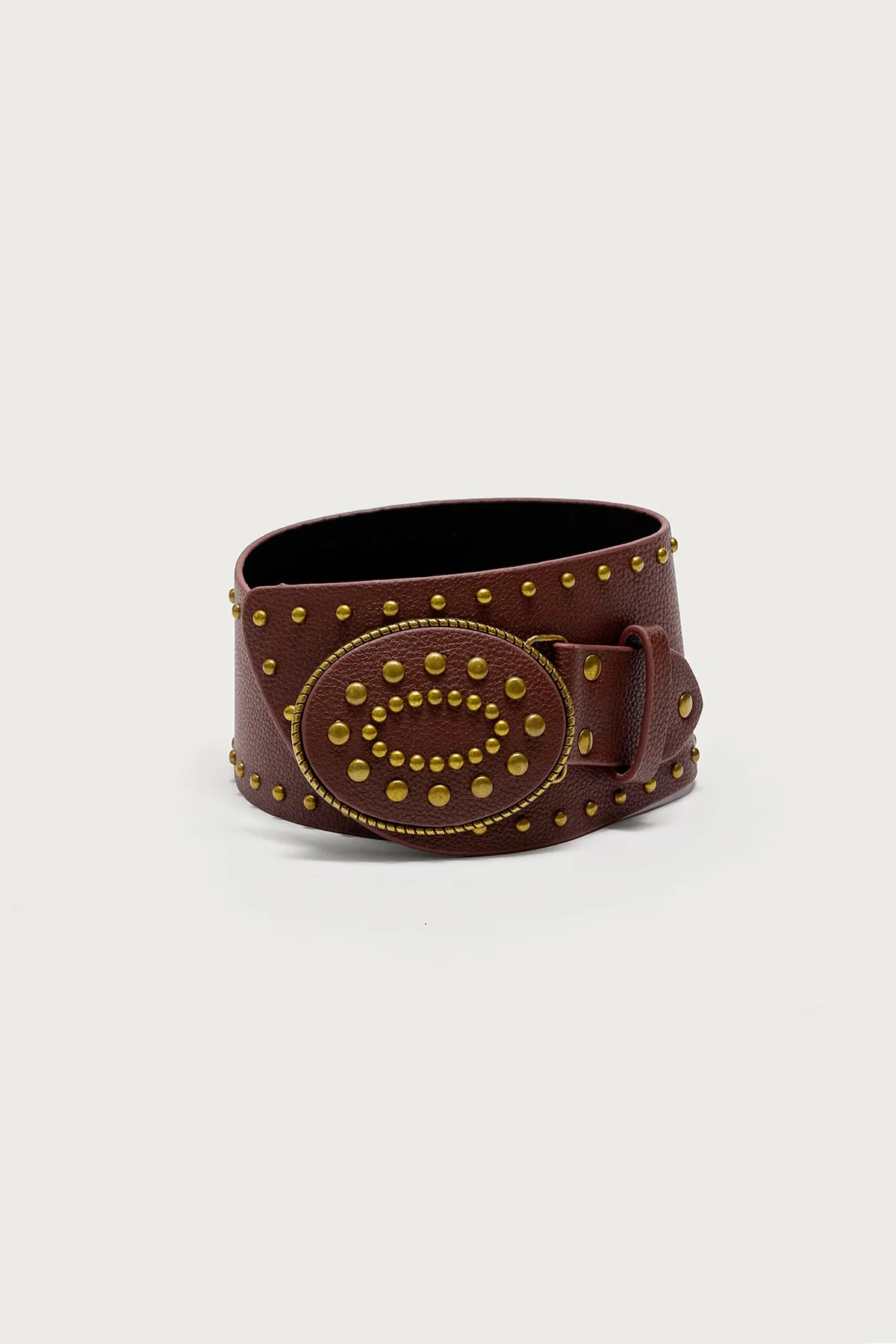 Studded Faux Leather Western Belt sold by Edikted product image thumbnail 4
