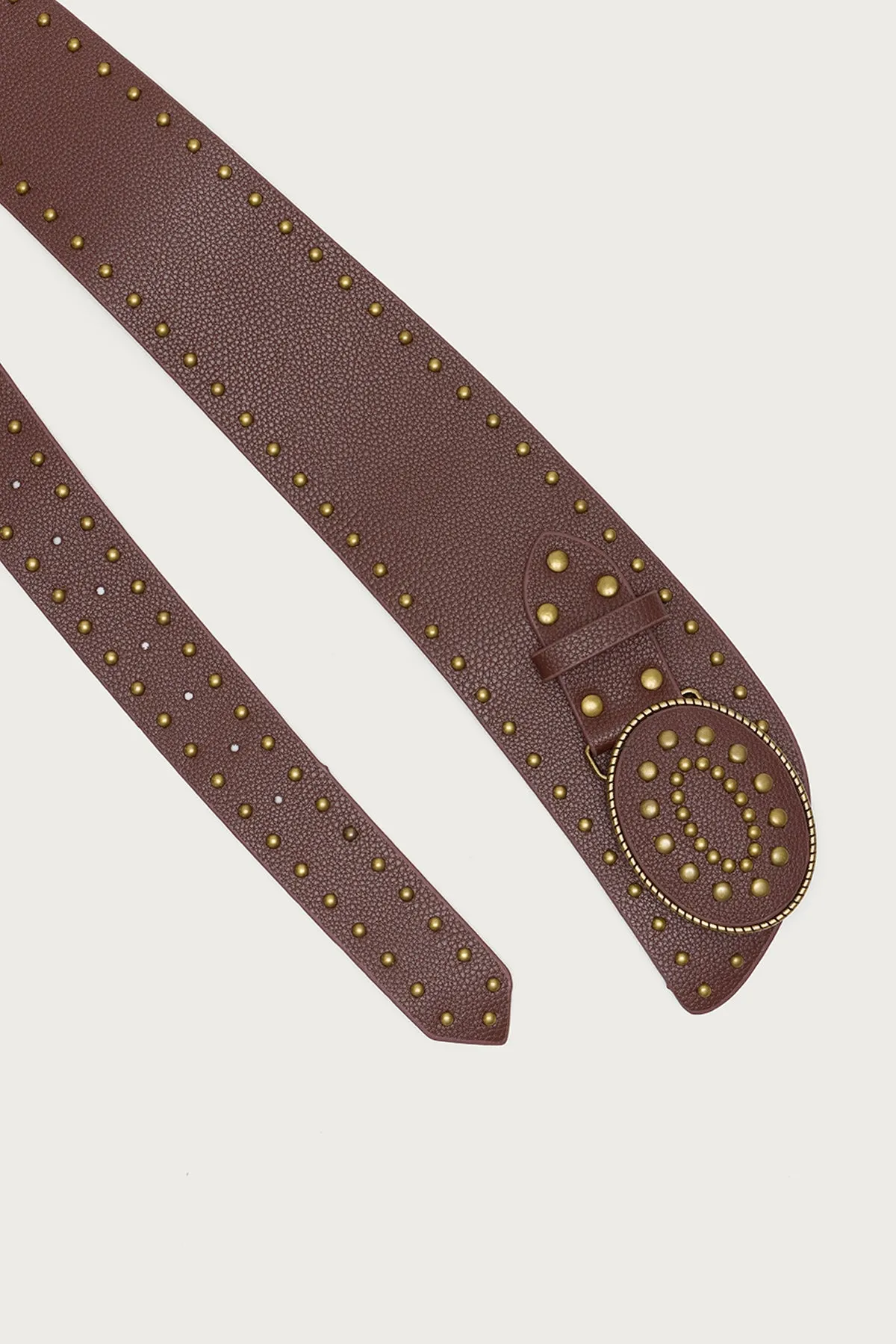 Studded Faux Leather Western Belt sold by Edikted product image thumbnail 3