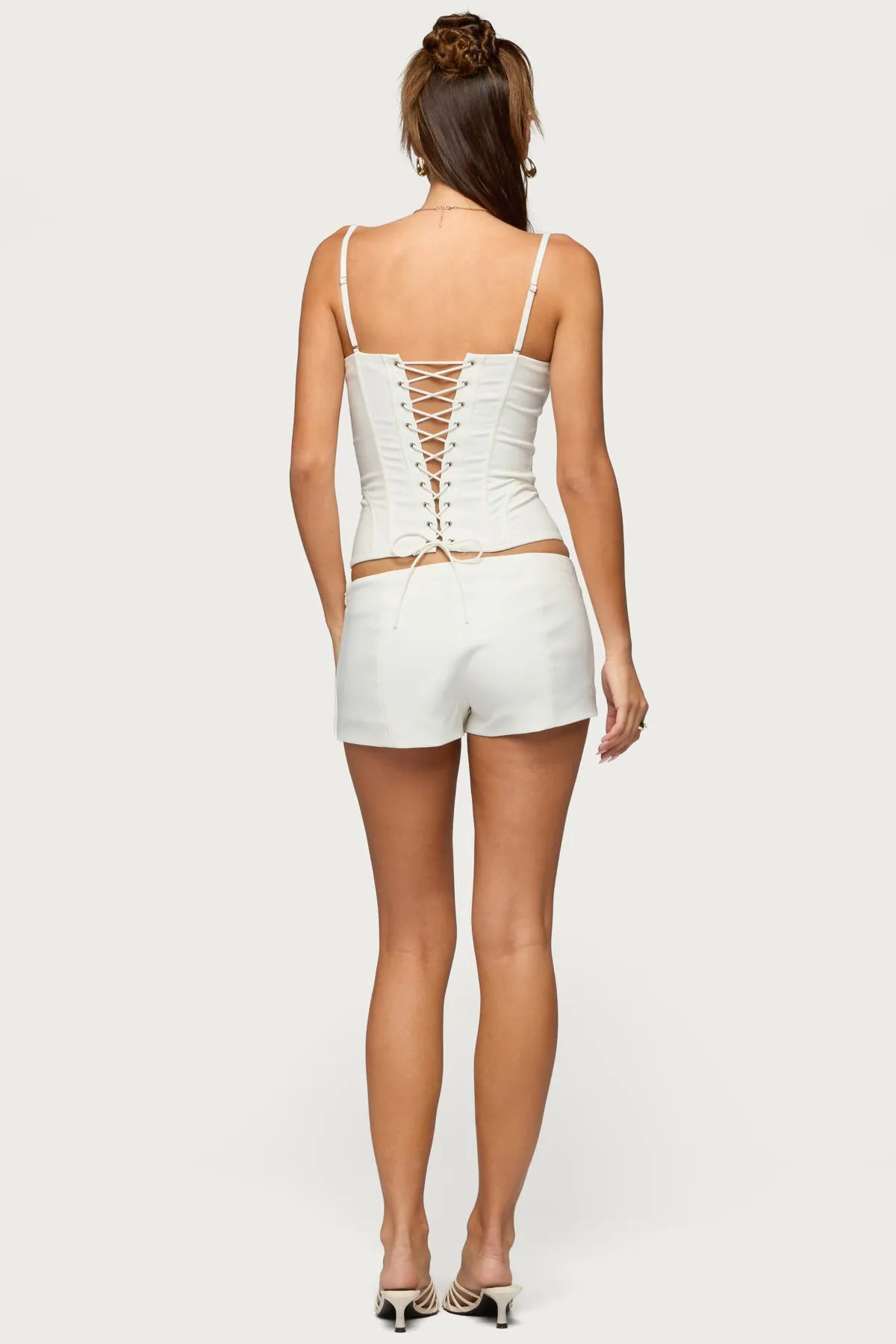 Alixa Pleated Detachable Straps Corset sold by Edikted product image thumbnail 5