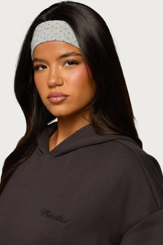 Polka Dot Printed Headband sold by Edikted