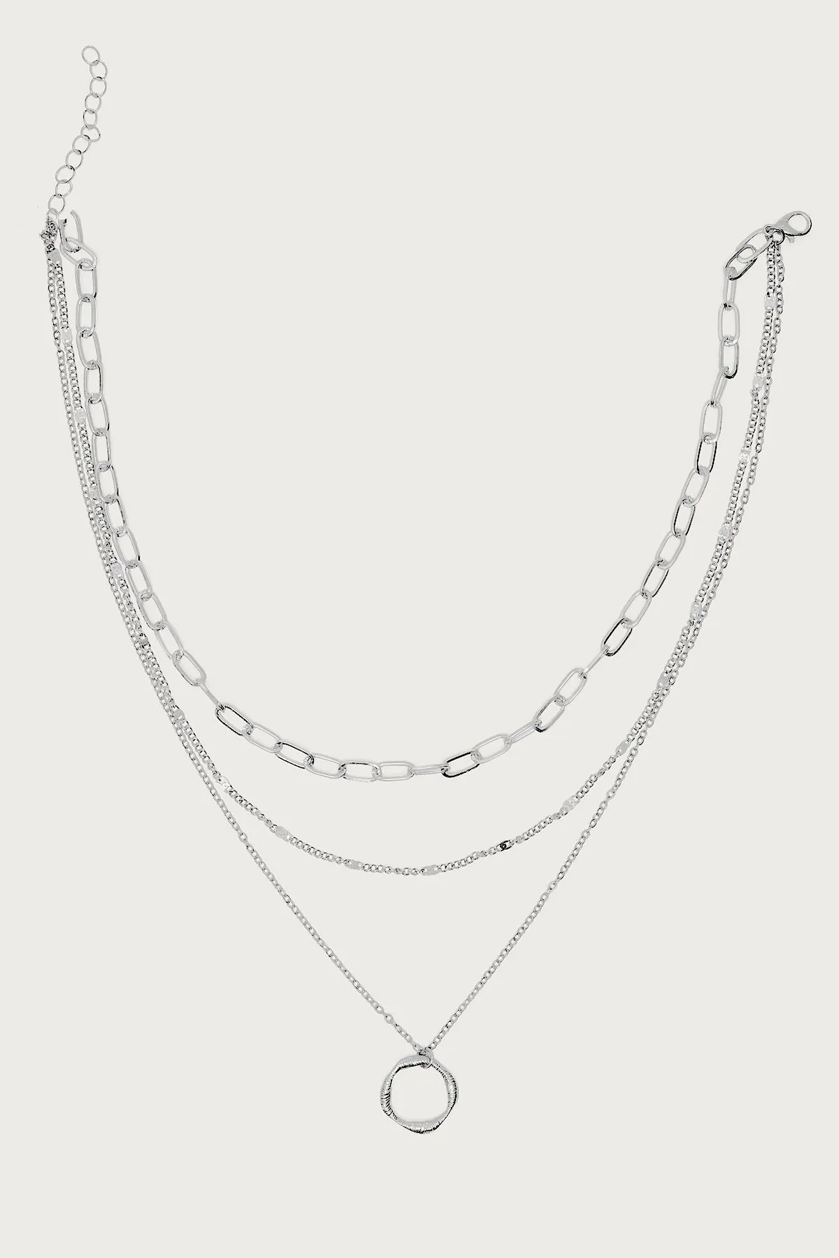 Layered Mixed Chain Necklace sold by Edikted product image thumbnail 2