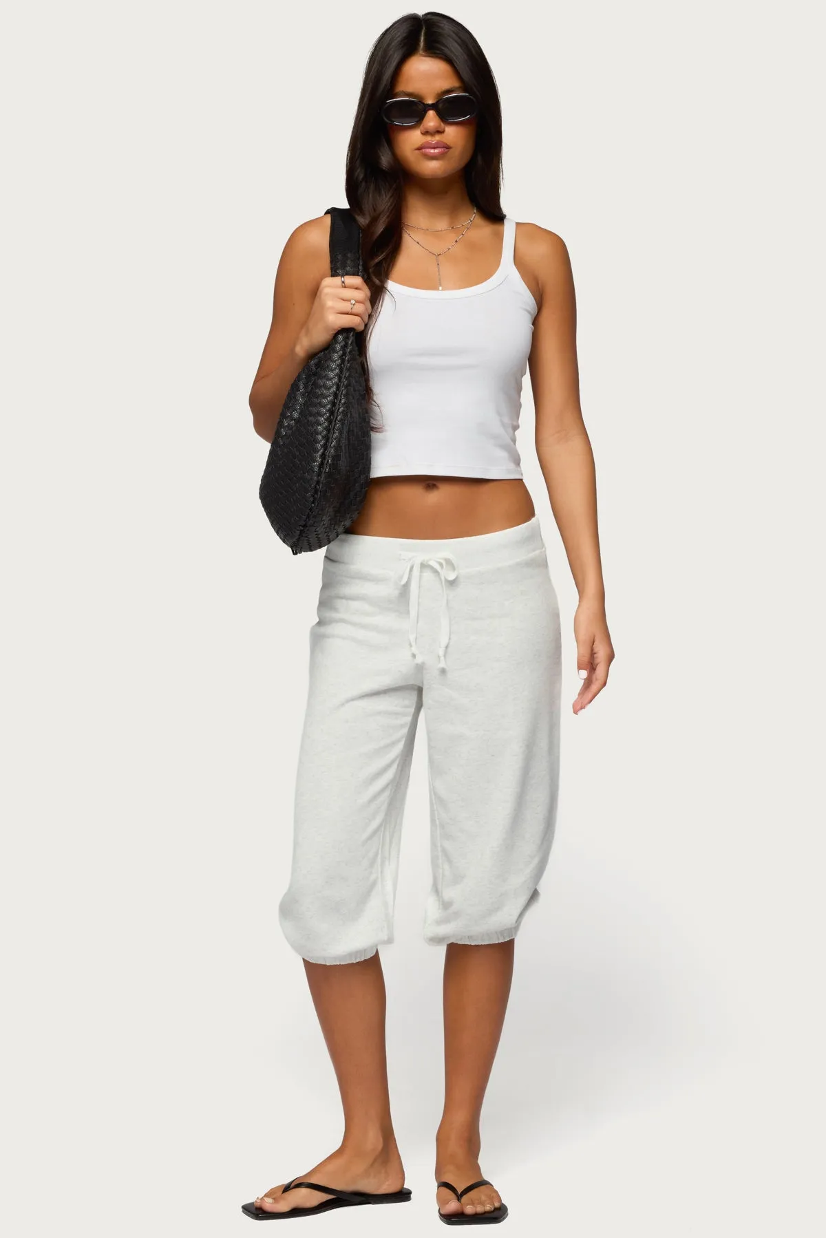 Deana Capri Sweatpants sold by Edikted