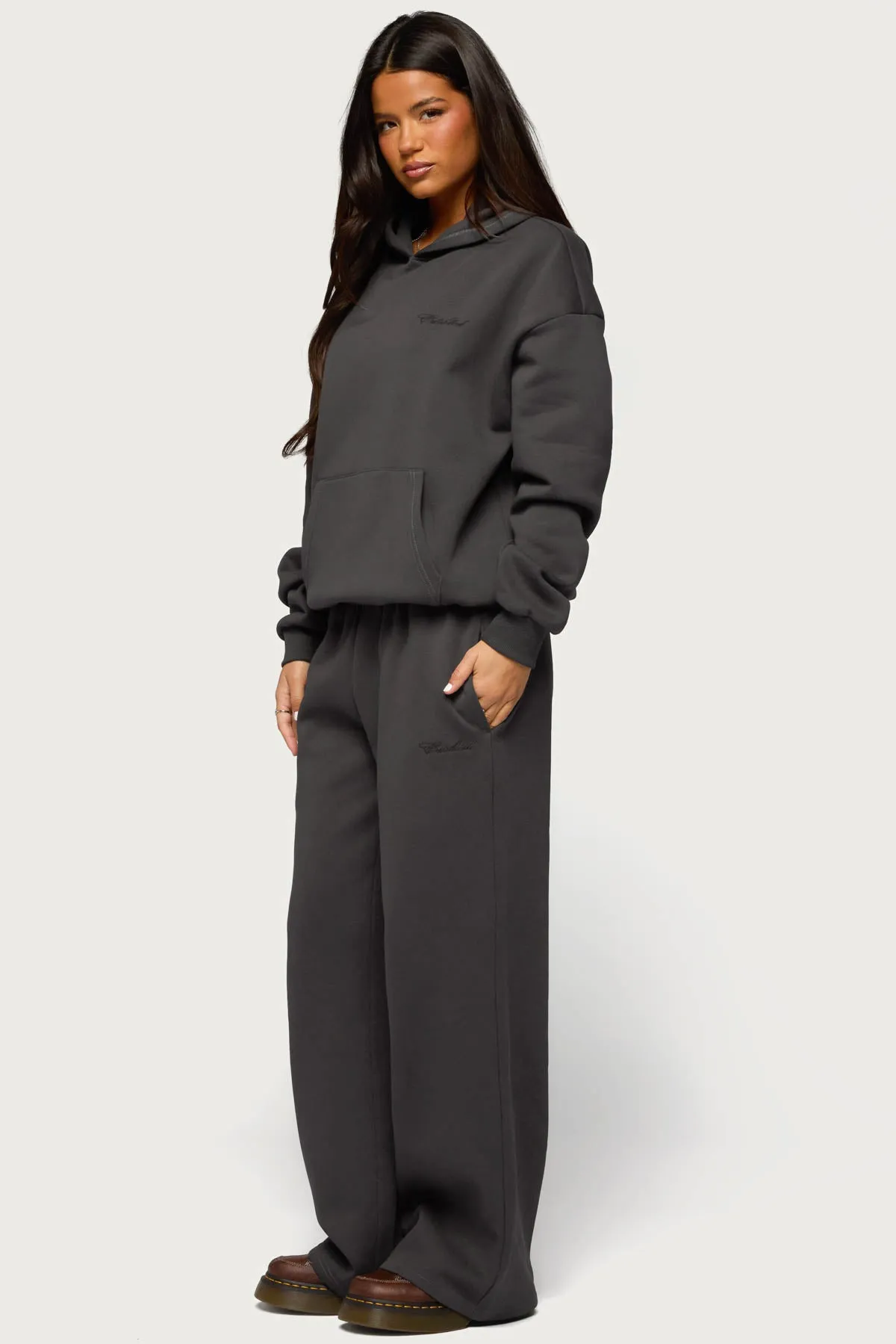Basic Girl Wide Leg Edikted Sweatpants sold by Edikted product image thumbnail 5