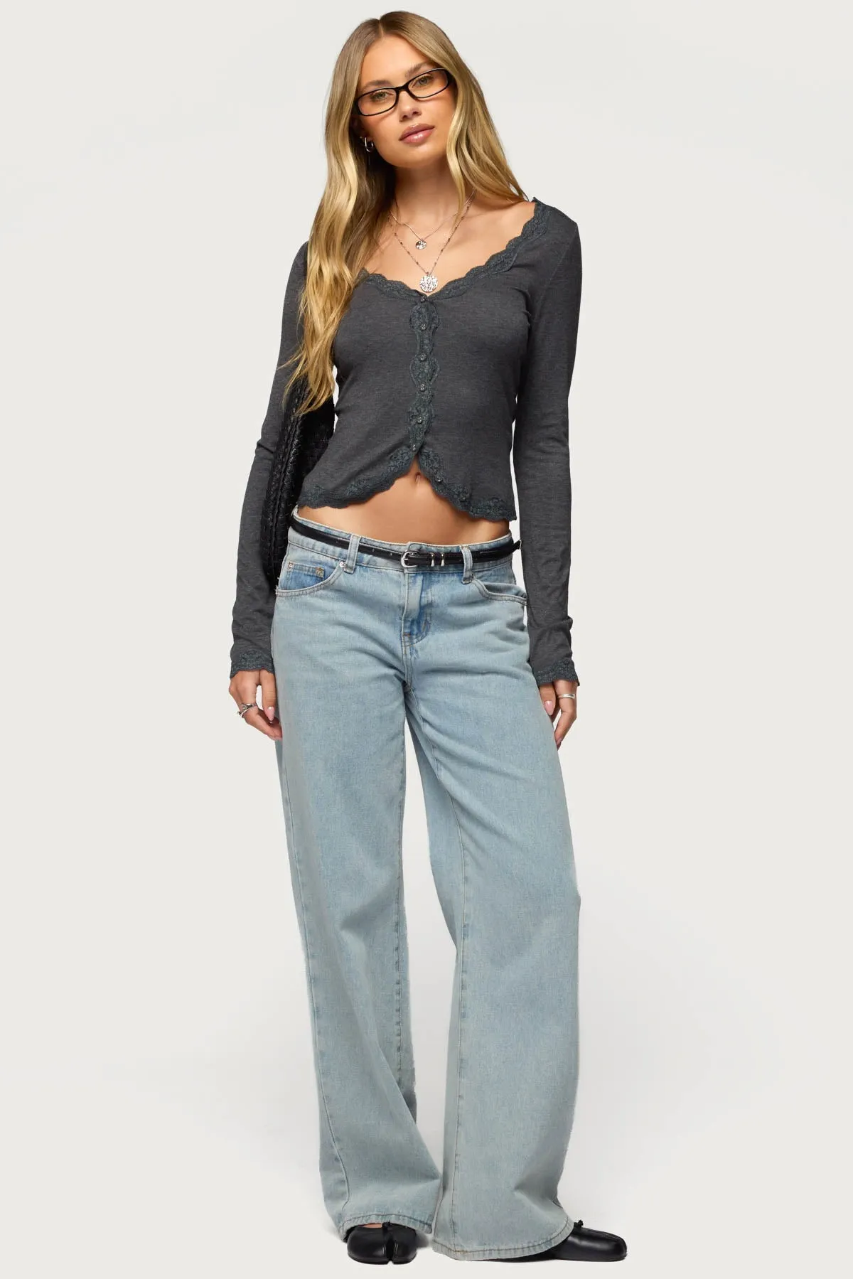 Gayle Lacey Button Up Top sold by Edikted product image thumbnail 2