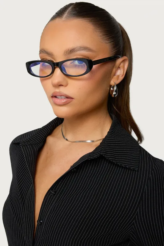 Cattie Cat Eye Glasses sold by Edikted