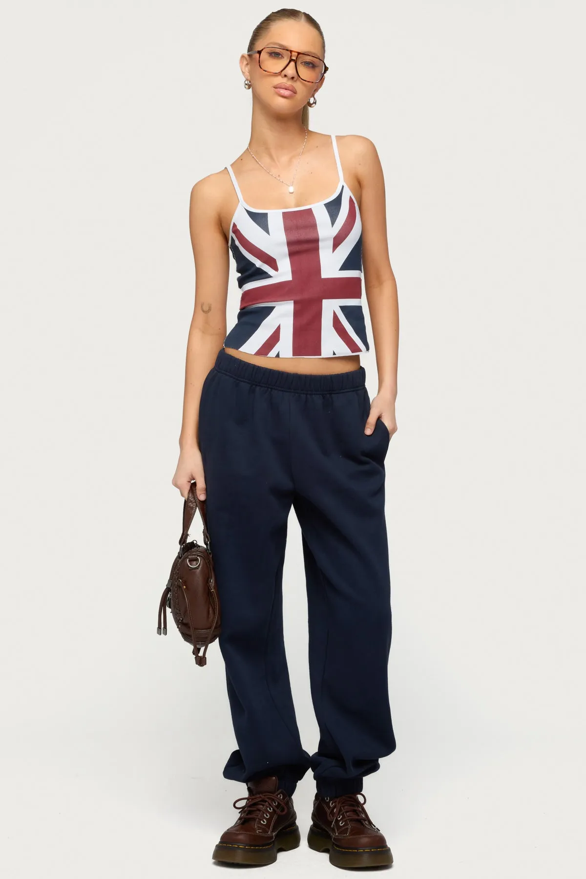 Petite Clark Oversized Sweatpants sold by Edikted