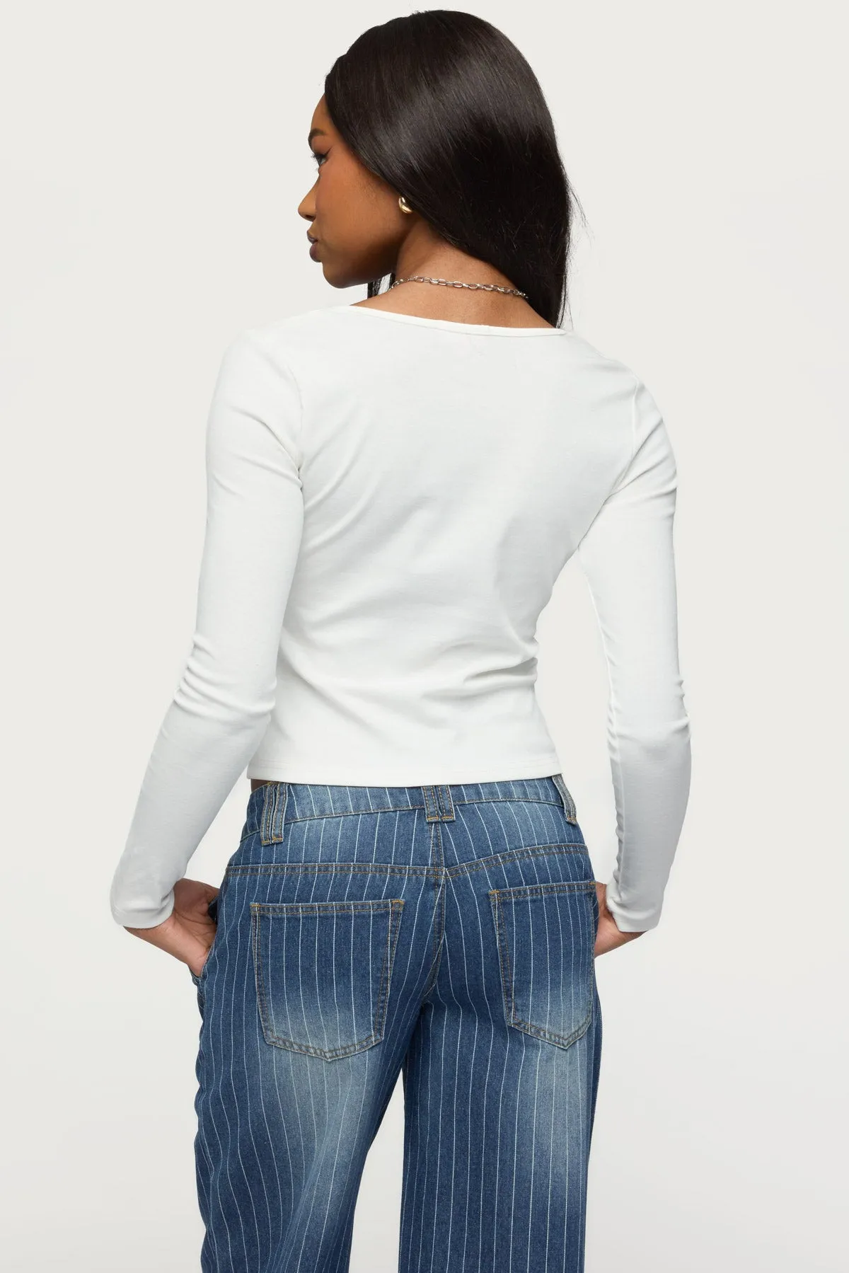 Ximena Scoop Neck Top sold by Edikted product image thumbnail 4