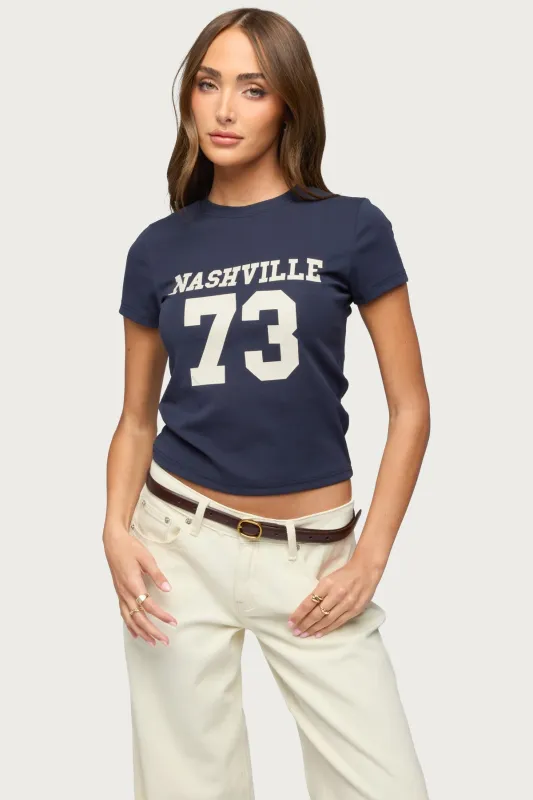 Nashville T Shirt sold by Edikted