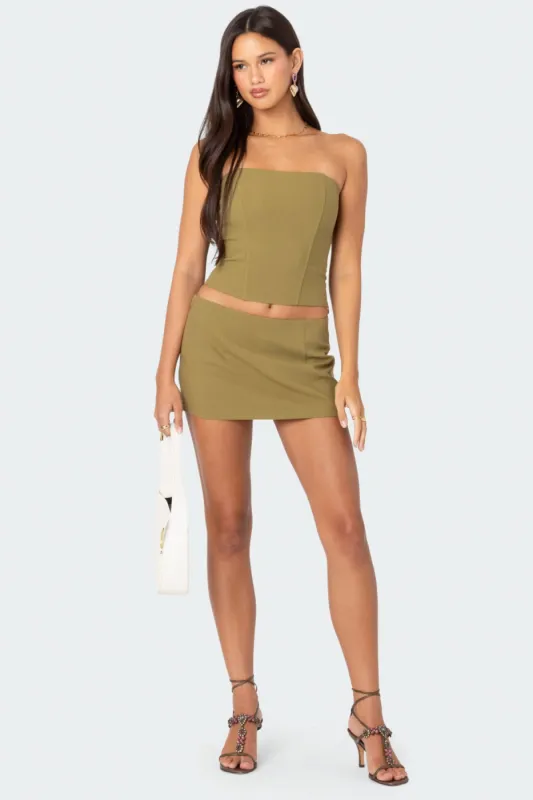 Piper Micro Skort sold by Edikted