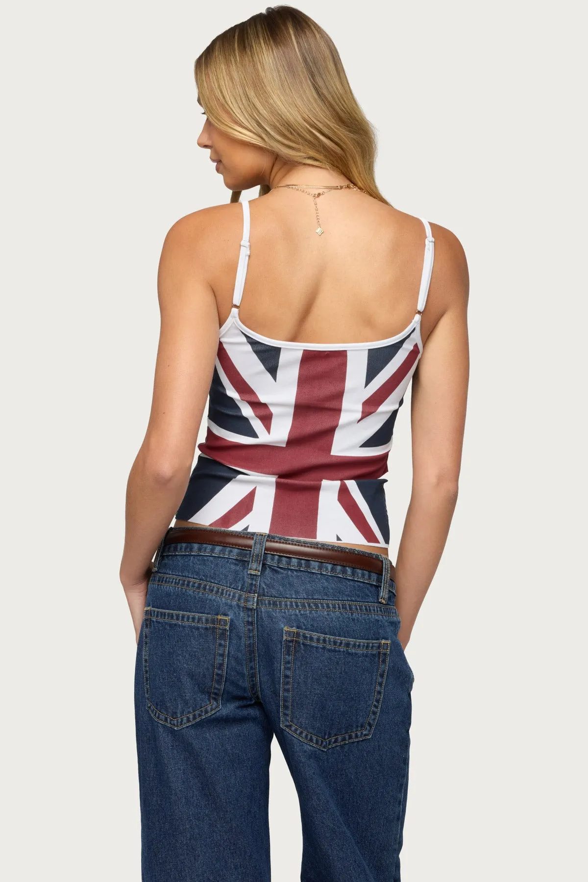 UK Babe Tank Top sold by Edikted product image thumbnail 4