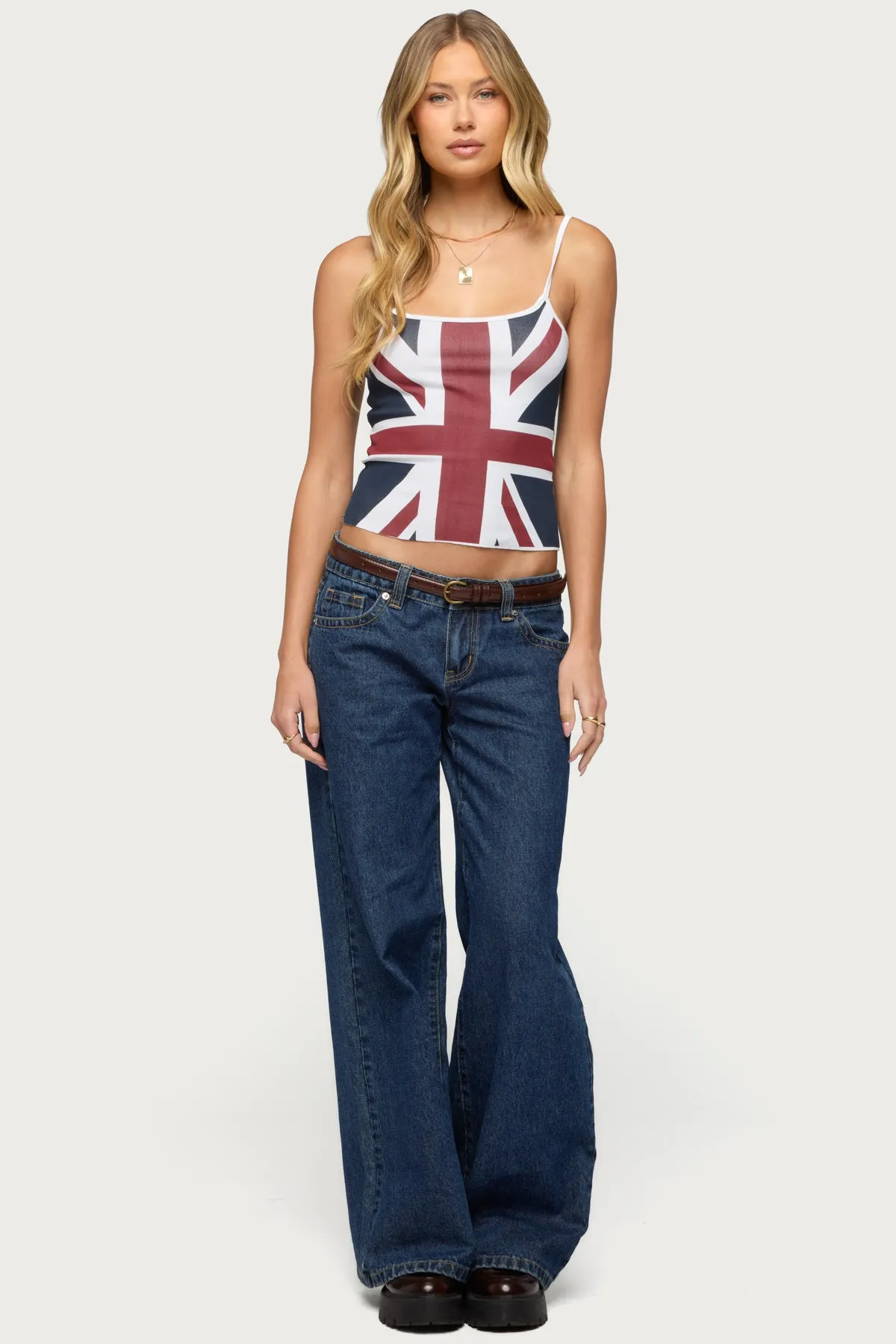 UK Babe Tank Top sold by Edikted product image thumbnail 5