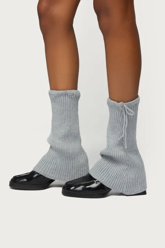 So Cozy Knit Leg Warmers sold by Edikted