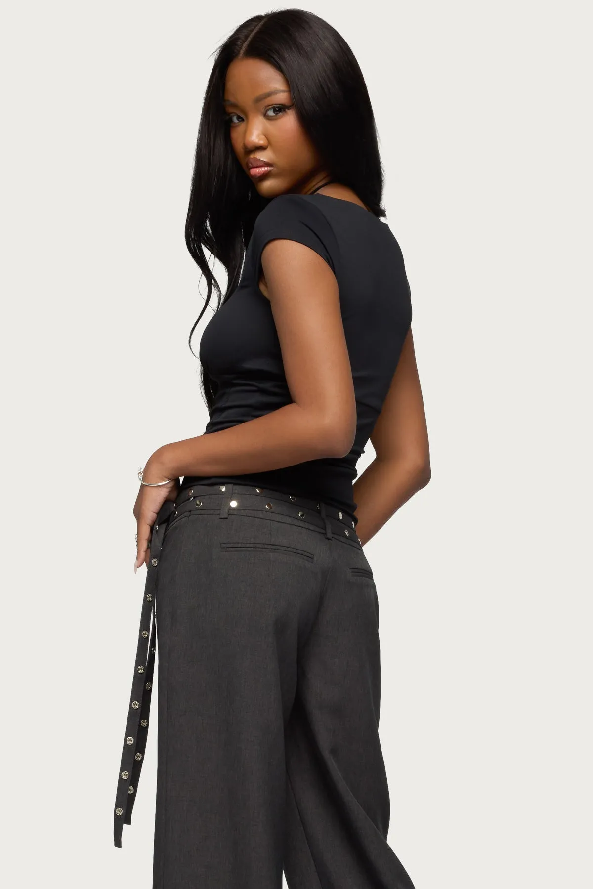 Laiah Square Neck Top sold by Edikted product image thumbnail 4