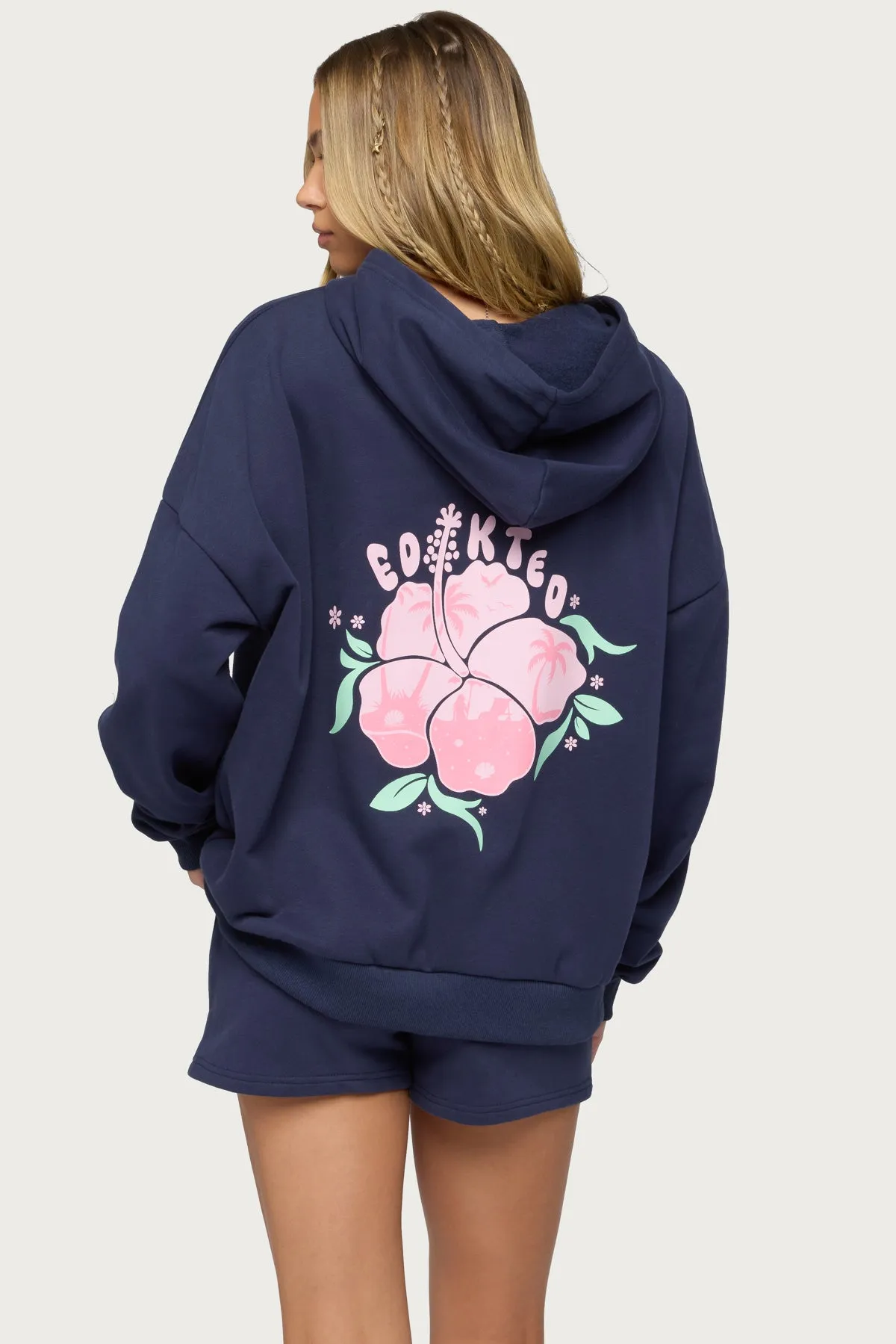 Beach Bloom Hoodie sold by Edikted product image thumbnail 4