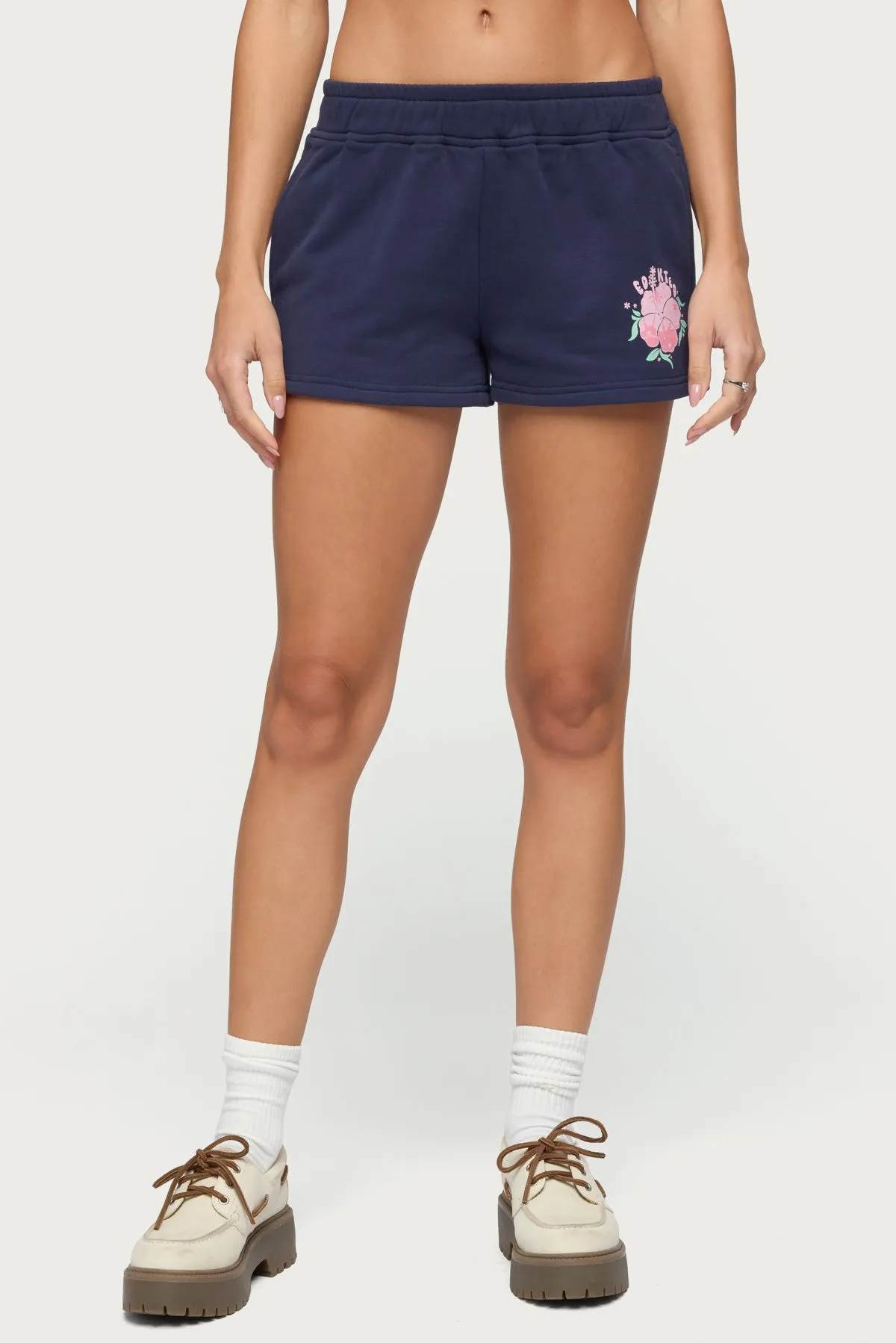 Beach Bloom Sweat Shorts sold by Edikted product image thumbnail 2