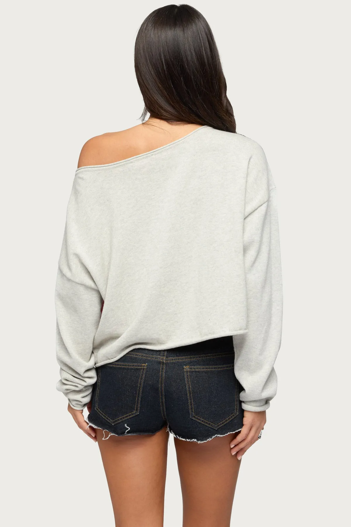 USA Off Shoulder Sweater sold by Edikted product image thumbnail 5