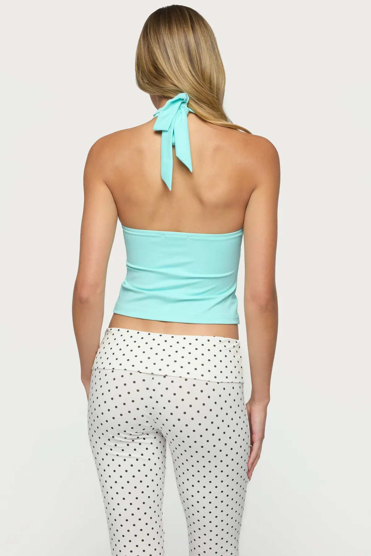 Ikara Backless High Neck Halter Top sold by Edikted product image thumbnail 5