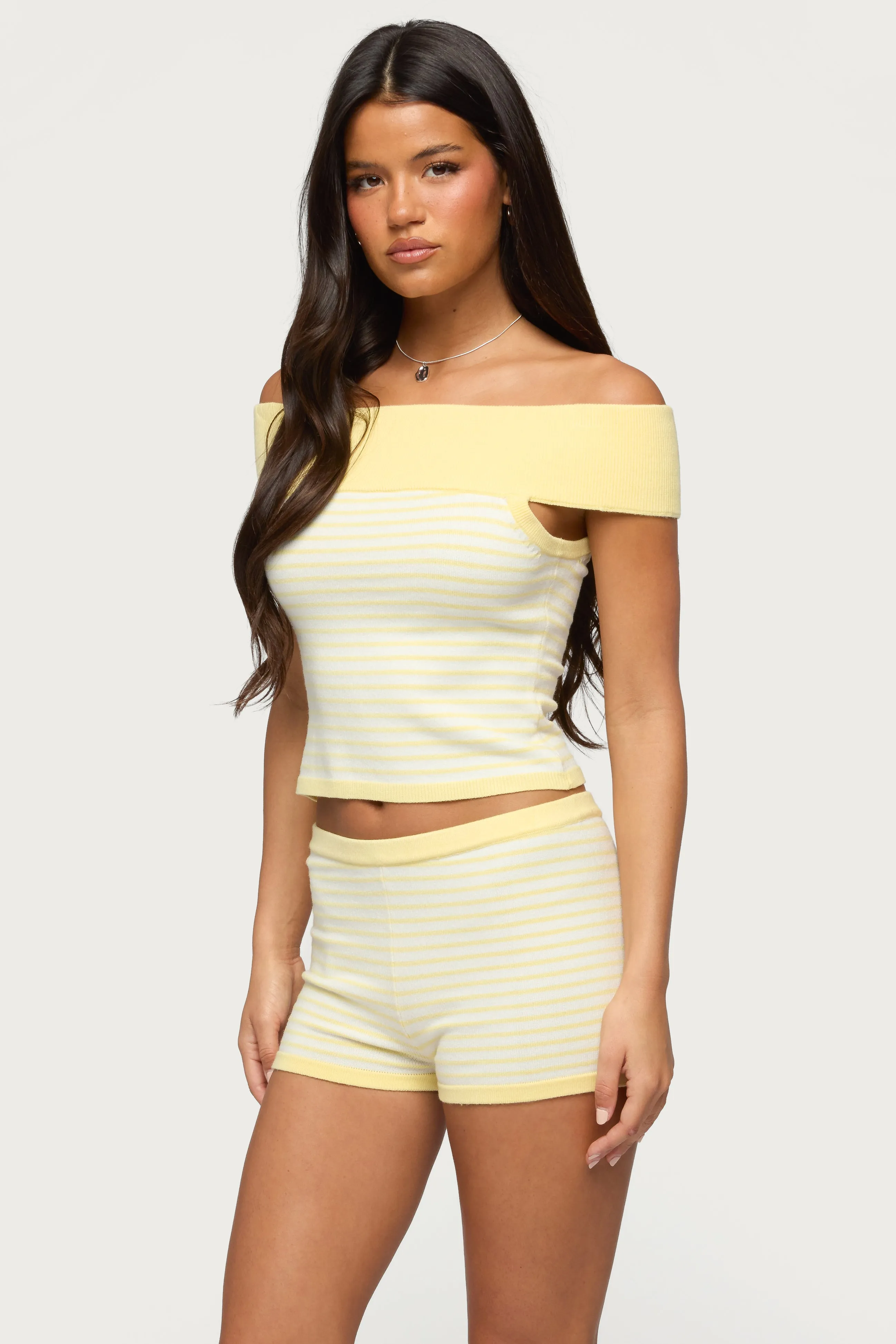 Camil Striped Knit Top sold by Edikted product image thumbnail 3