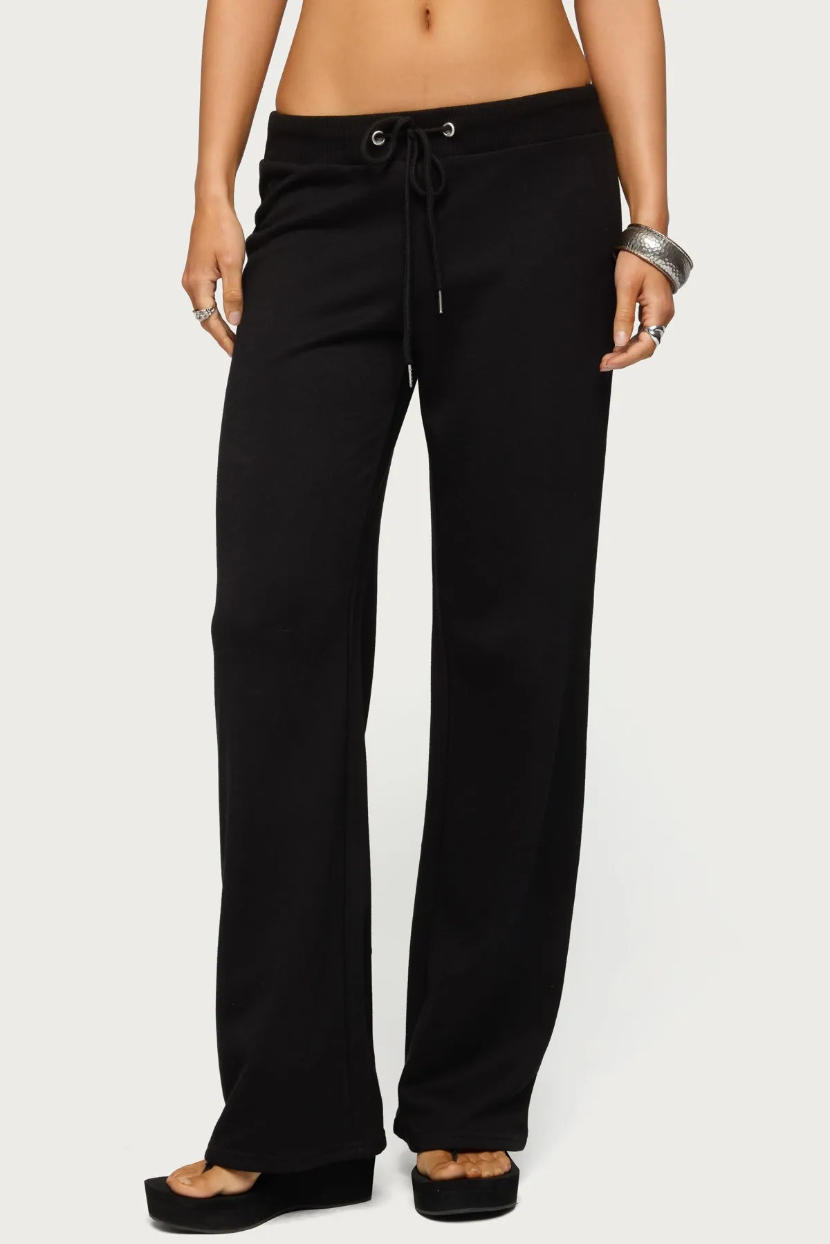 Quinn Straight Leg Sweatpants sold by Edikted product image thumbnail 2