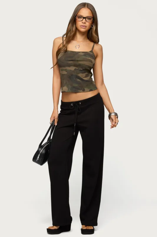 Quinn Straight Leg Sweatpants sold by Edikted