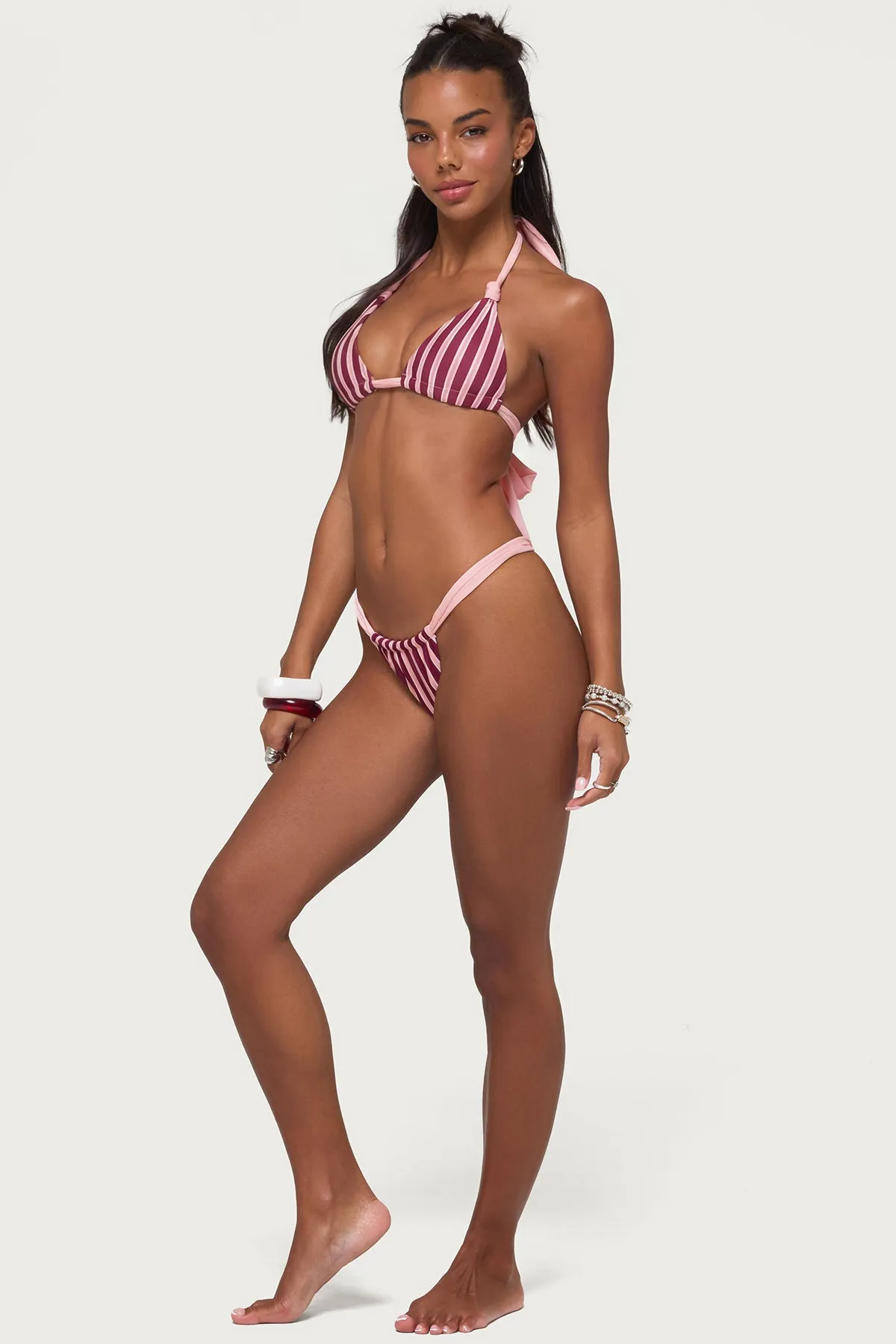 Esmer Contrast Striped Bikini Bottom sold by Edikted product image thumbnail 5