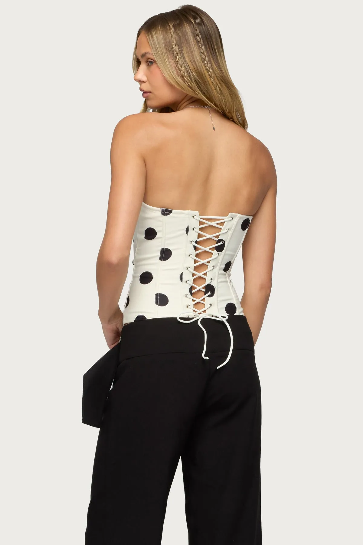 Antonelle Polka Dot Corset sold by Edikted product image thumbnail 5