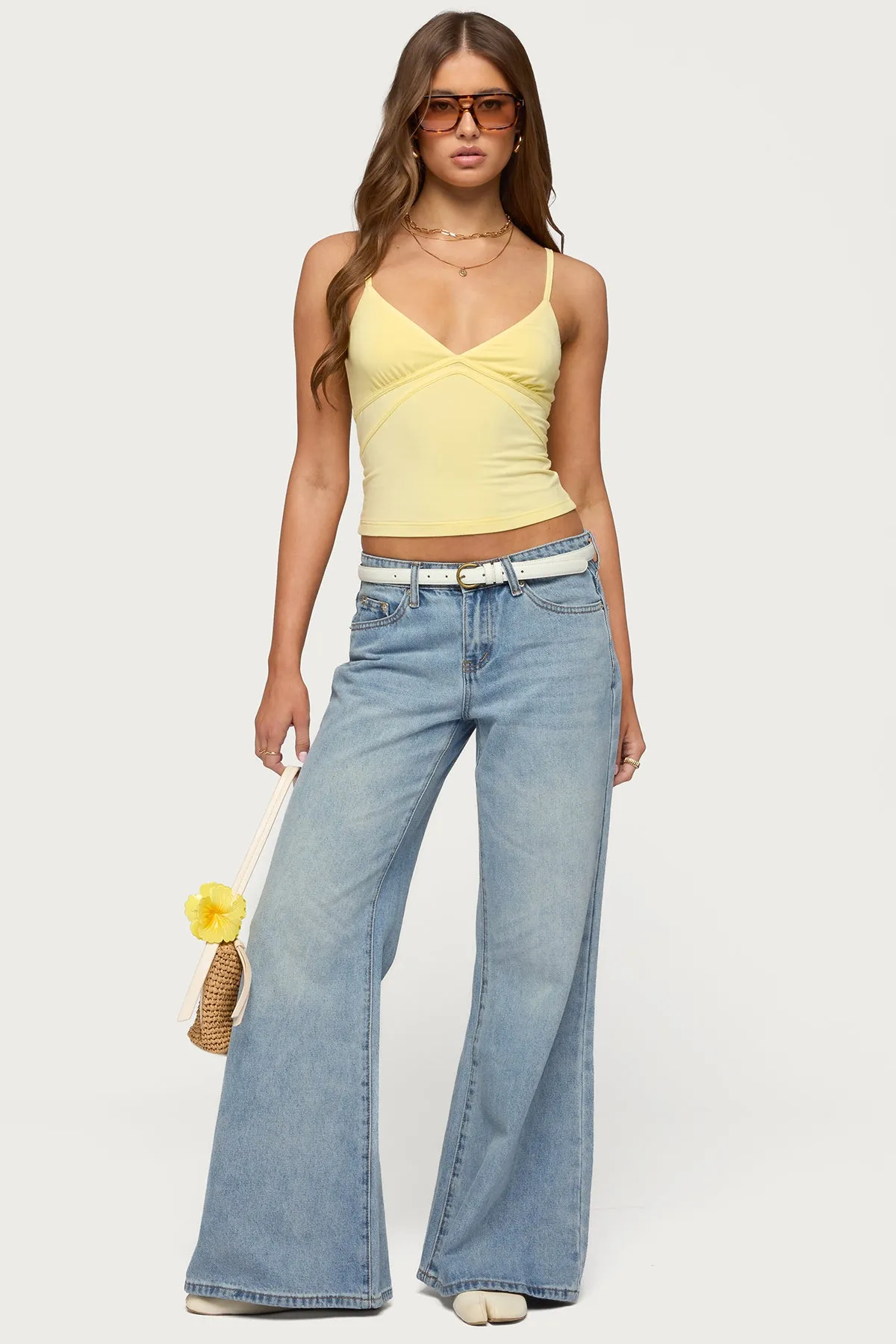 Evianna Double Tie Back Tank Top sold by Edikted product image thumbnail 2