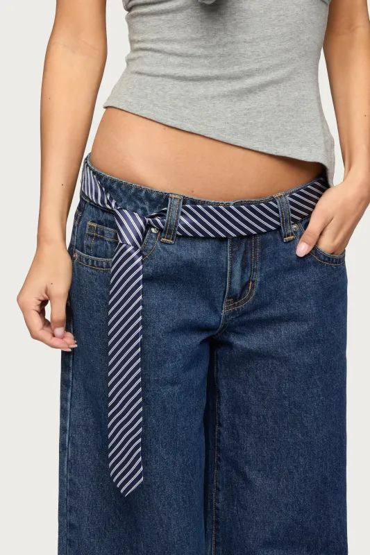 Striped Necktie sold by Edikted