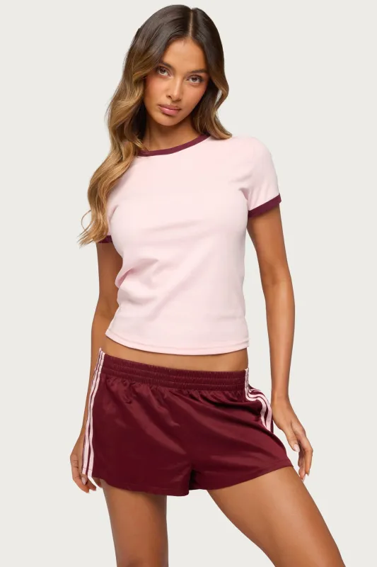 Zeke Contrast T Shirt sold by Edikted